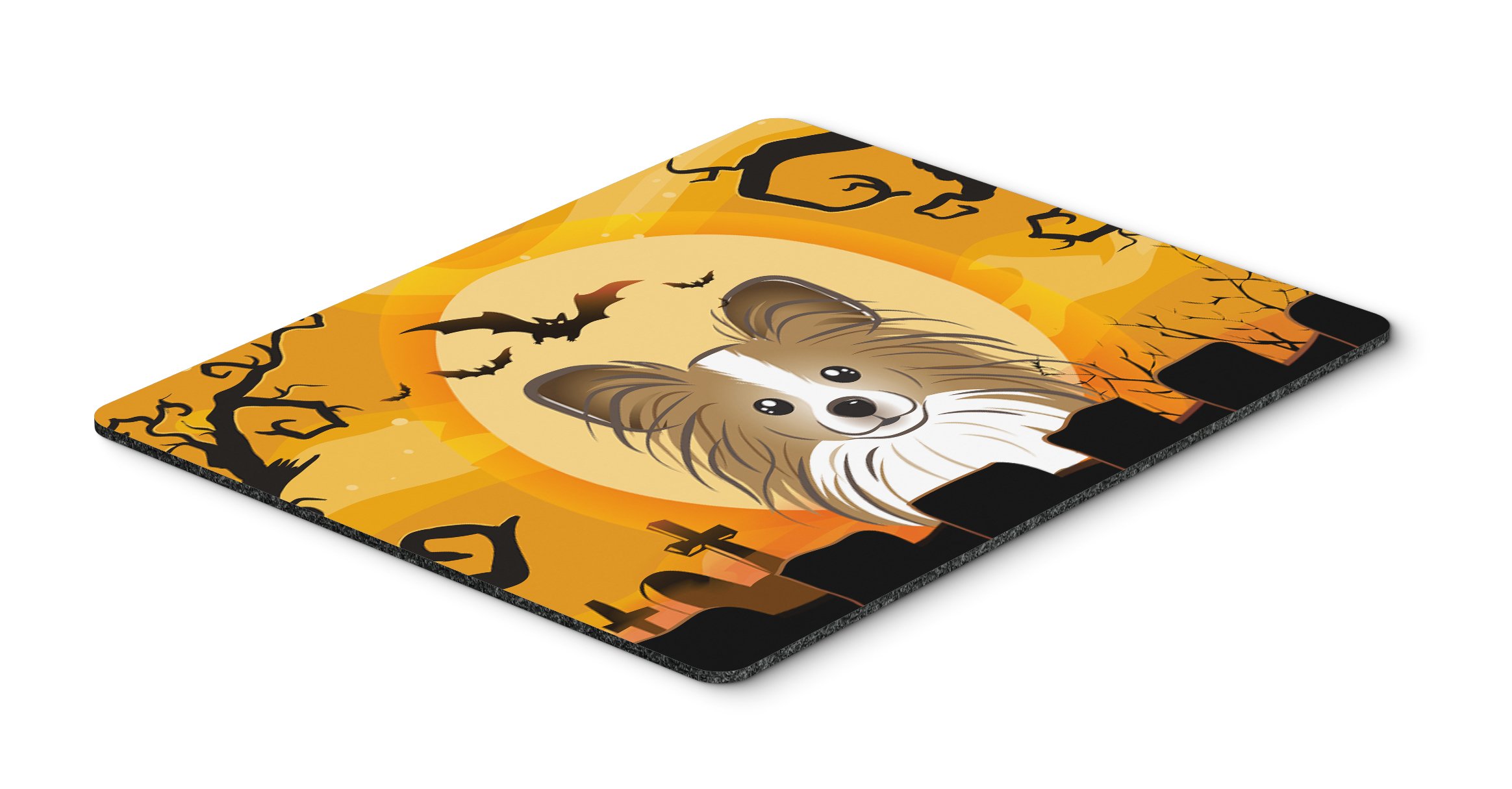 Halloween Papillon Mouse Pad & Hot Pad - Large Washable Mouse Mat for Home Office, Gaming, Computer & Laptop Use - Perfect for Halloween Decor & Workspace Setup
