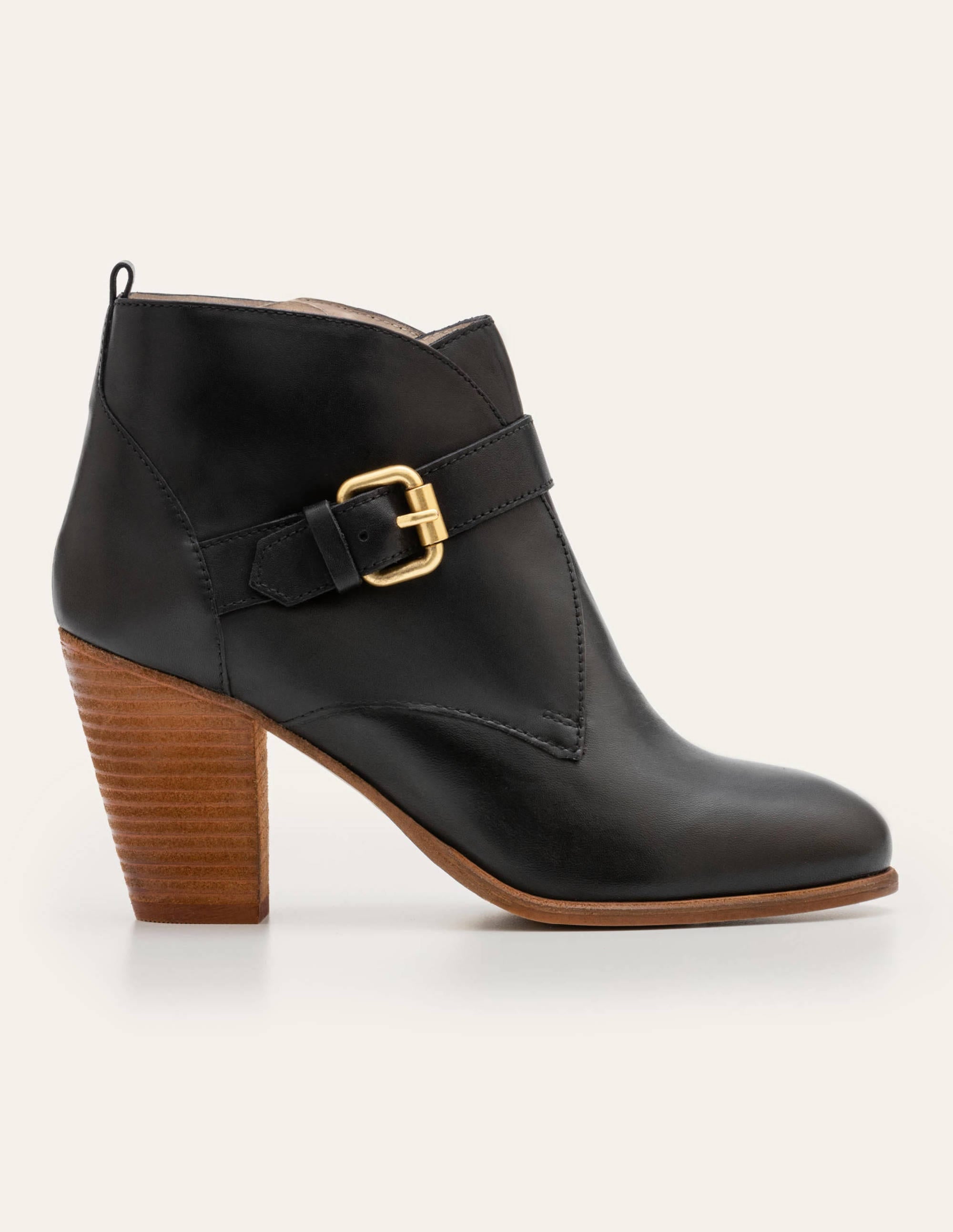 Carlisle Women's Black Ankle Boots - Comfortable & Stylish for Casual Wear, Office, and Outdoor Activities