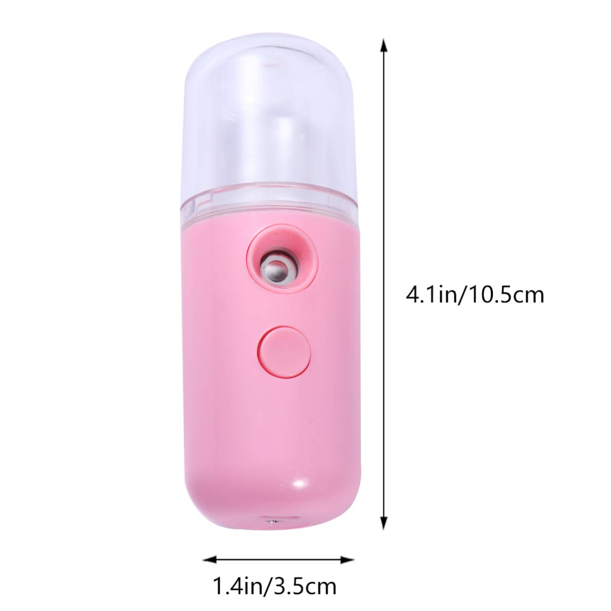 2-Pack Mini Humidifier & Facial Steamer - Portable Air Humidifier with Aromatherapy Diffuser, Mist Sprayer for Skin Care & Moisturizing - Perfect for Home, Office, Travel & Spa Relaxation