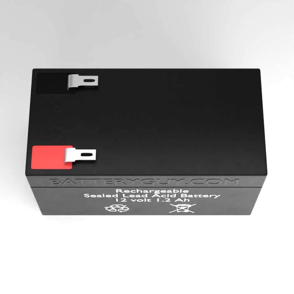 12V 1.2Ah SLA Replacement Battery Pack (3-Pack) - Rechargeable Sealed Lead Acid Battery for Power Wheels, Emergency Lights & Security Systems