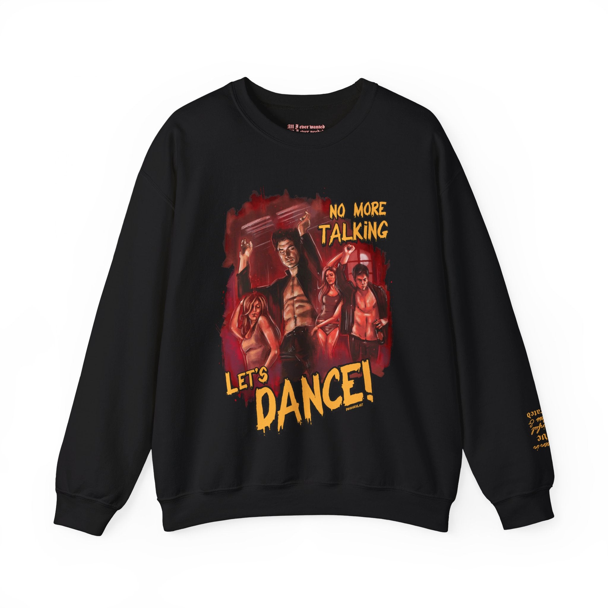 Let's Dance Crewneck Sweatshirt - Comfortable & Stylish Unisex Pullover for Dance Lovers | Perfect for Dance Classes, Performances & Casual Wear