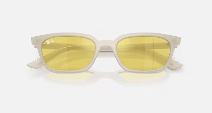 Ray Ban Zaya Sunglasses - Cloudy Warm White Lens for UV Protection & Style - Perfect for Outdoor Activities, Beach & Driving