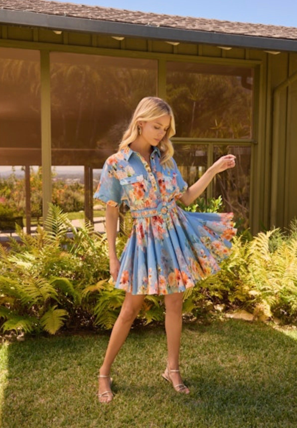 Stylish Short Dress with Adjustable Buckle Belt - Perfect for Casual Outings, Date Nights & Summer Parties