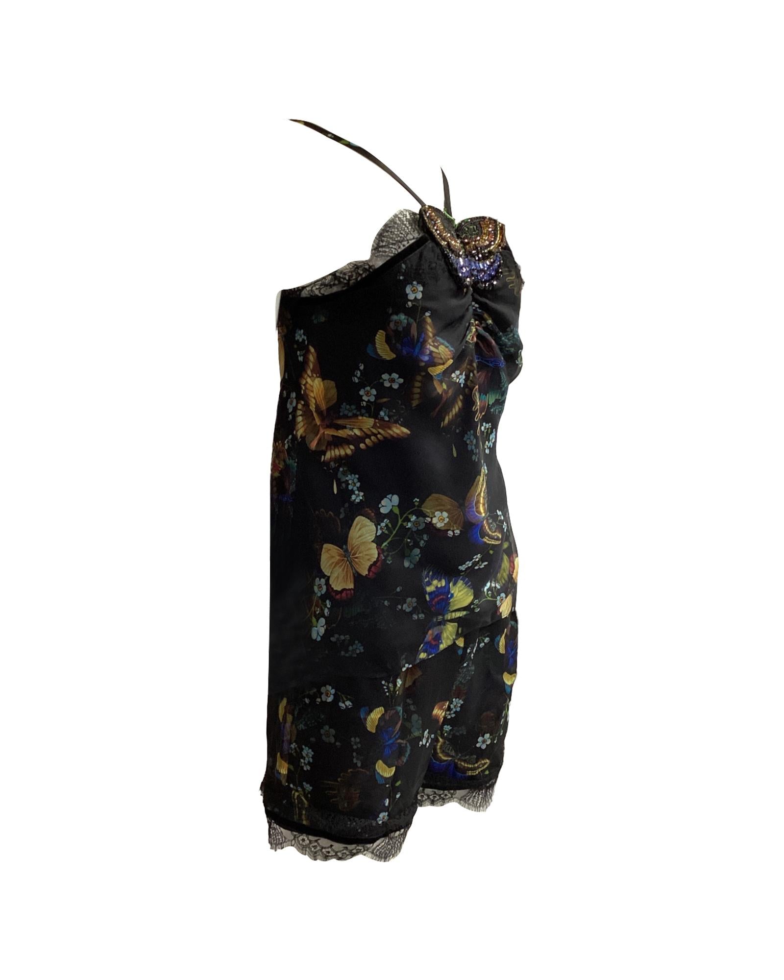 Butterfly Print Silk Pajama Set for Women - Soft Luxury Sleepwear with Floral Design - Perfect for Relaxing at Home, Spa Days & Romantic Getaways