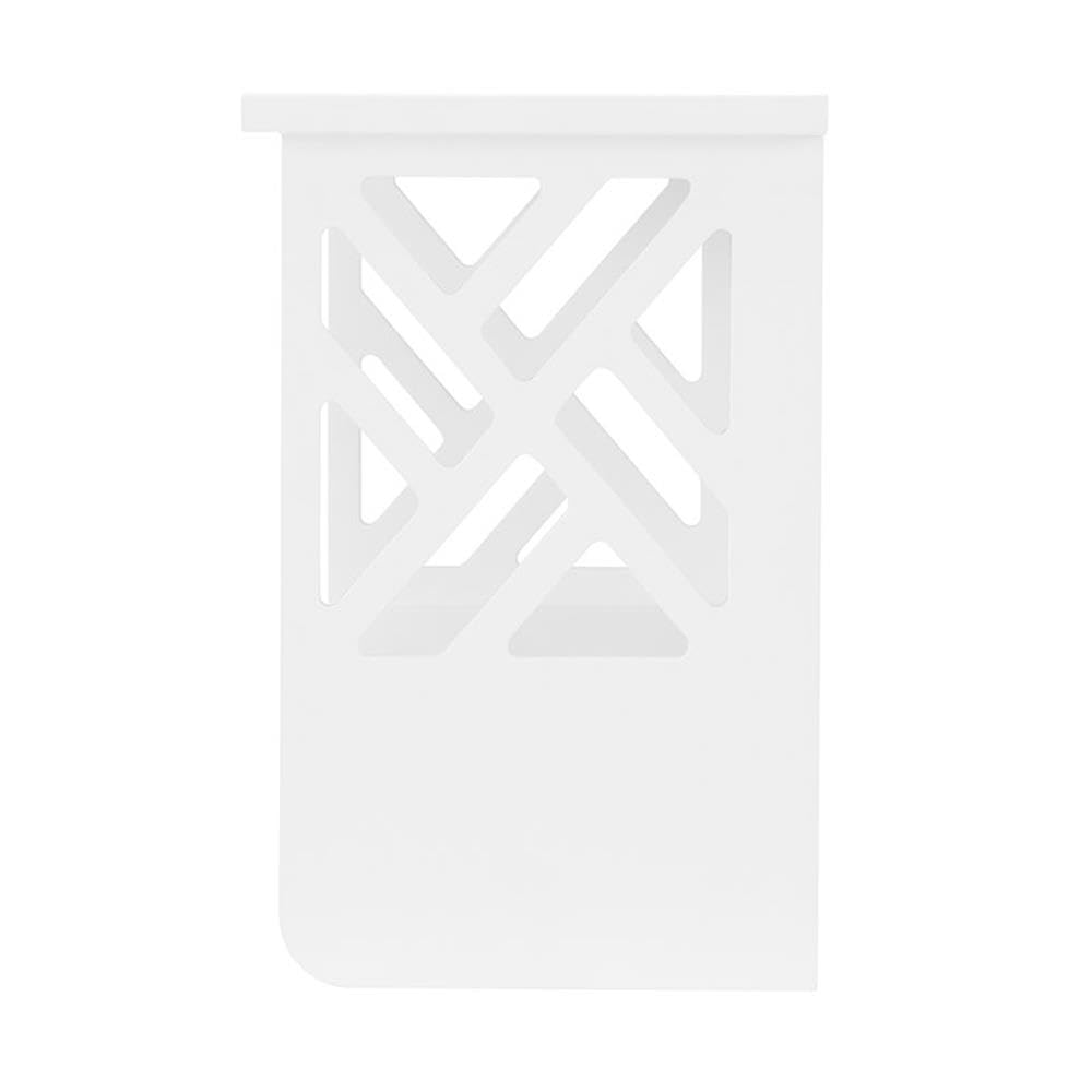 Alaterre Dorset Over The Toilet Storage Cabinet - White Bathroom Organizer for Towels, Toiletries & Small Spaces | Perfect for Apartments & Compact Bathrooms