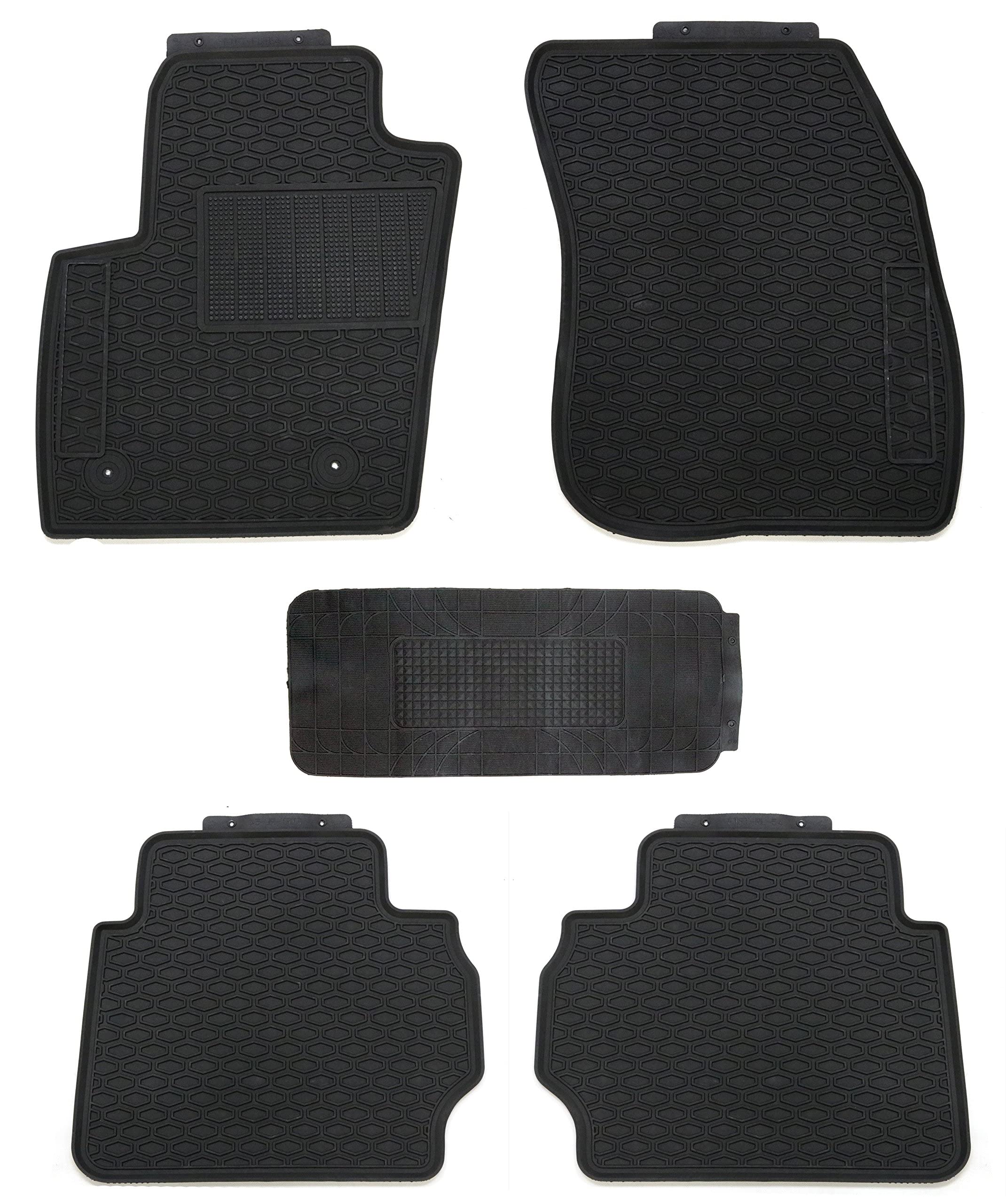 TMB All-Weather Rubber Floor Mats for Ford Fusion 2013-2020 - Heavy Duty Protection for Car Interior, Perfect for Rain, Snow & Mud - Ideal for Daily Commute, Road Trips & Family Adventures