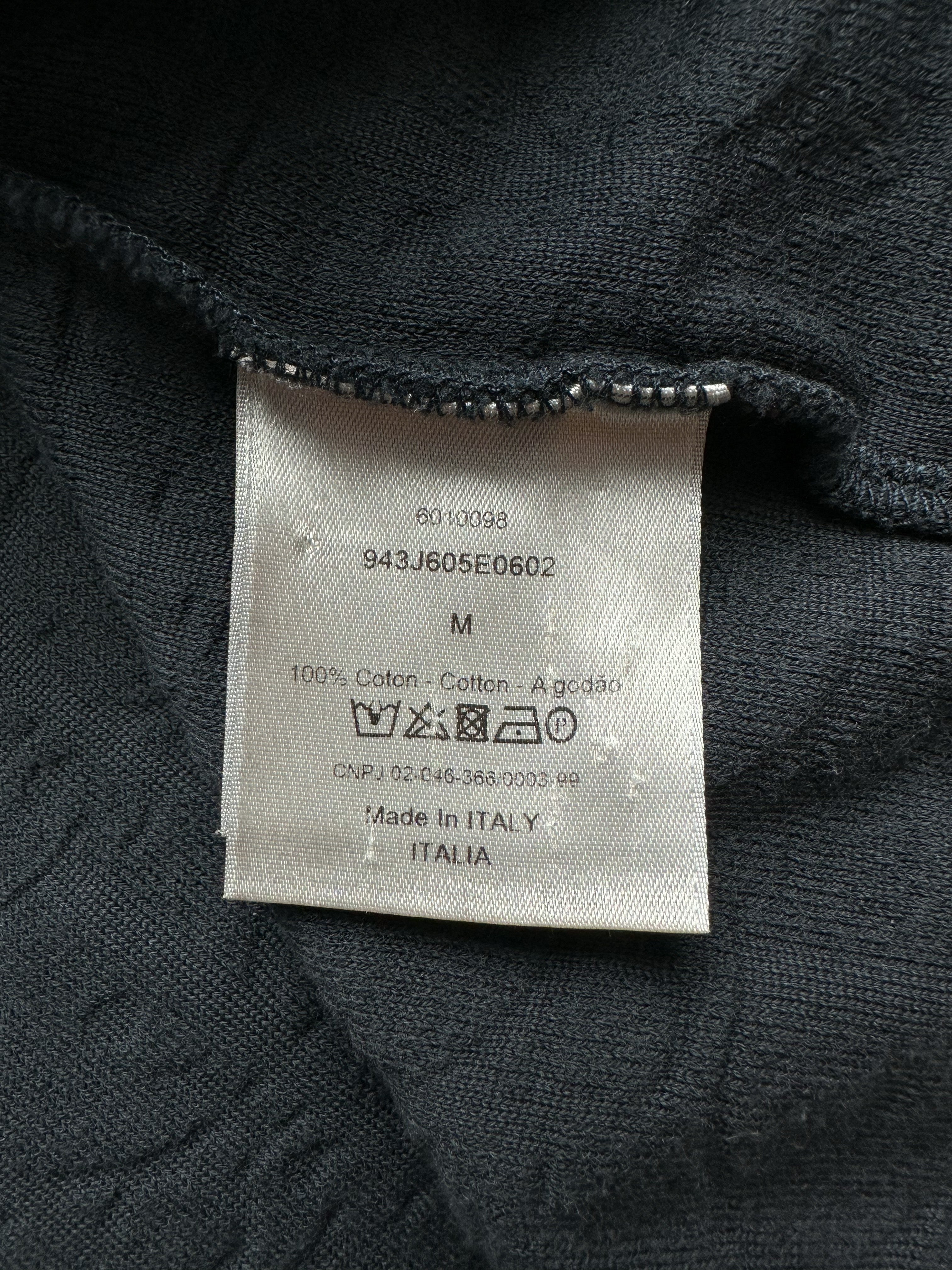 Dior Navy Oblique Logo Cotton T-Shirt for Men - Casual Luxury Tee for Streetwear & Summer Outfits