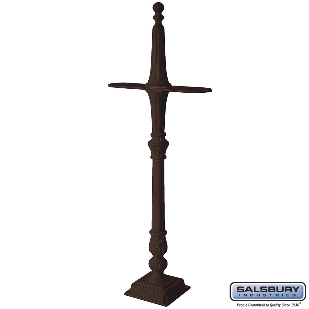 Salsbury Industries 4898BRZ Bronze 2-Sided Arm Kit Replacement for Classic Mailbox Post | Durable Mailbox Accessory for Residential & Commercial Use