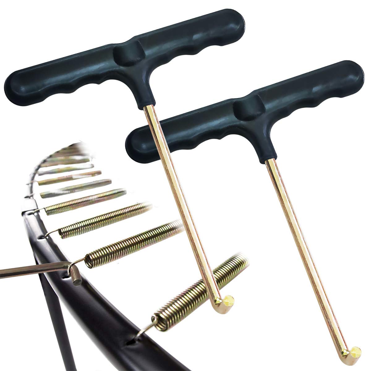 Trampoline Spring Puller Tool - Heavy Duty Trampoline Hook & Replacement Spring Puller for Easy Maintenance - Perfect for Backyard Trampoline Repair & Safety Checks