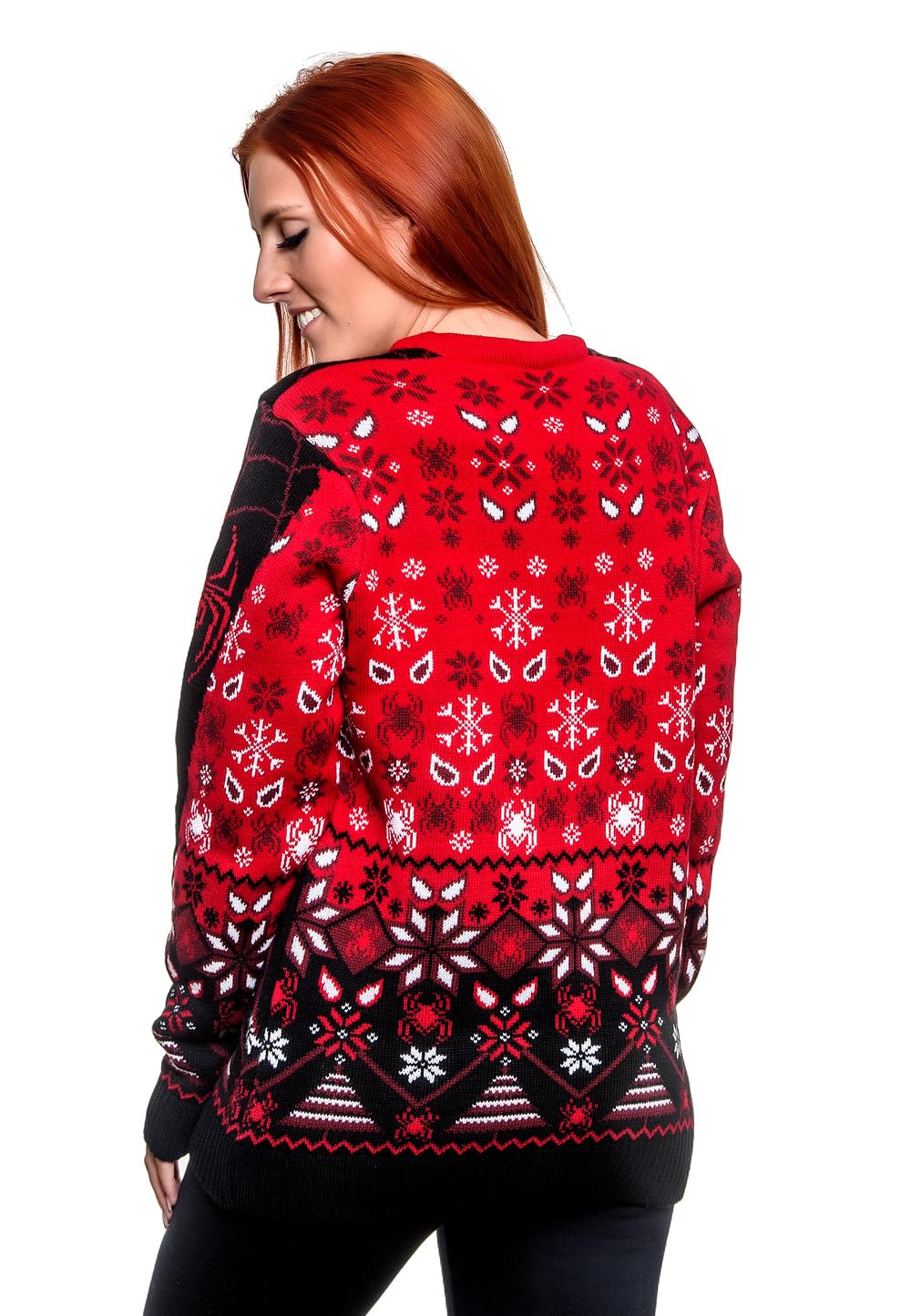 Miles Morales Ugly Christmas Sweater for Men & Women | Marvel Spiderman Themed Holiday Gift | Perfect for Christmas Parties & Marvel Fan Gifts