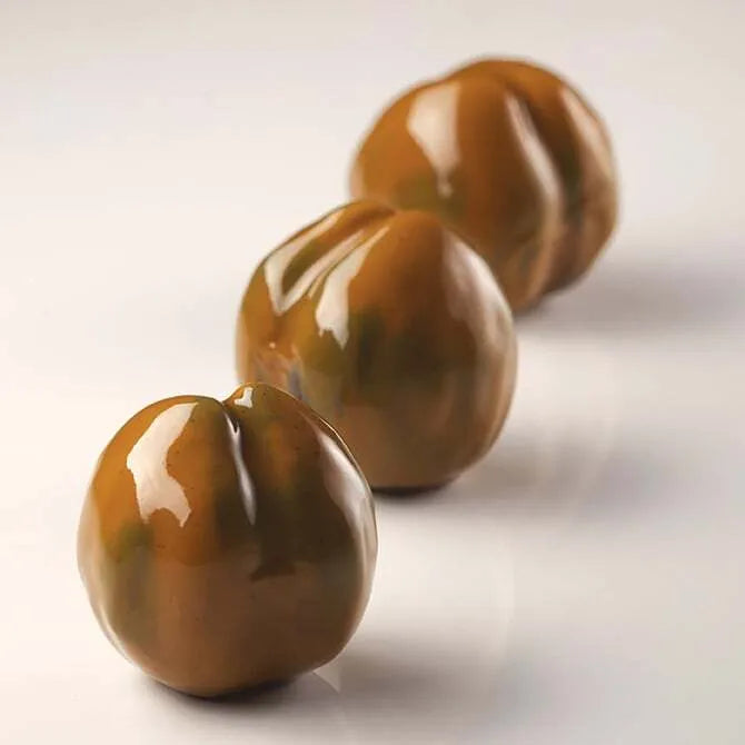 Pavoni Marron Mold 8 Forms - Professional Chestnut Pastry Mold Set for Baking, Inspired by Cedric Grolet - Perfect for Macarons, Chocolate, and Dessert Making