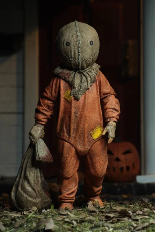 Trick 'r Treat Ultimate Sam Halloween Decoration - Scary Animated Prop for Haunted House, Yard, and Party Decor