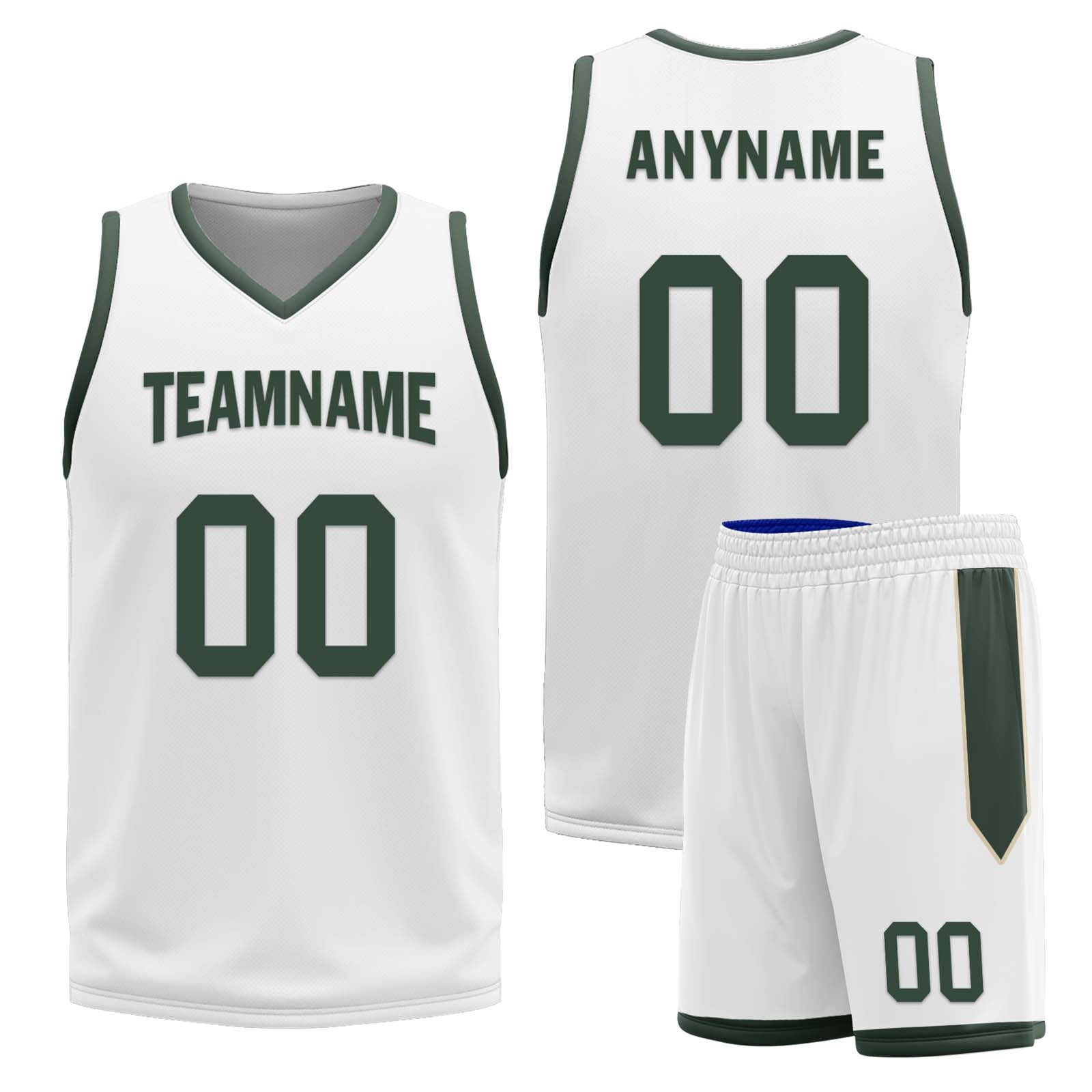 Custom Milwaukee Bucks Lake Blue & White Reversible Basketball Jersey - Personalized NBA City Edition Jersey for Men & Women - Perfect for Games, Practice, and Fan Gear BBJ01R D0610 17