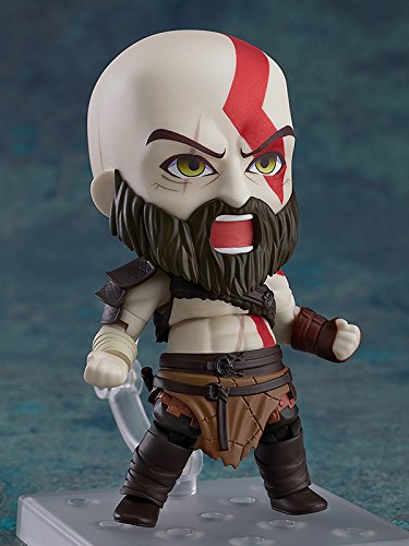 Good Smile God of War: Kratos Nendoroid Action Figure - Collectible Anime Toy for Ages 15-99 | Perfect for Gaming Fans, Display & Gift Giving
