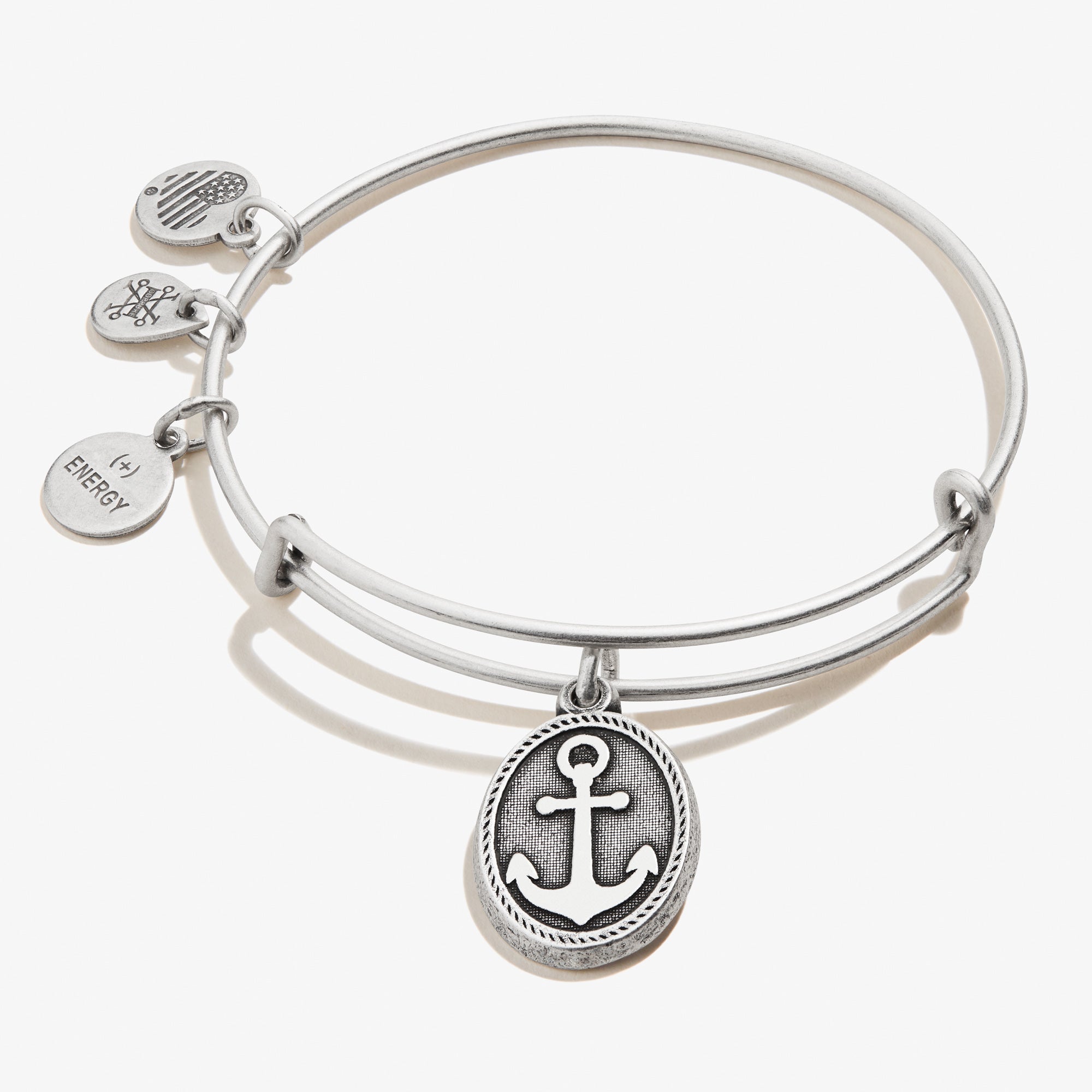Anchor Charm Bangle Bracelet - Nautical Jewelry for Women - Perfect for Beach, Vacation & Everyday Wear