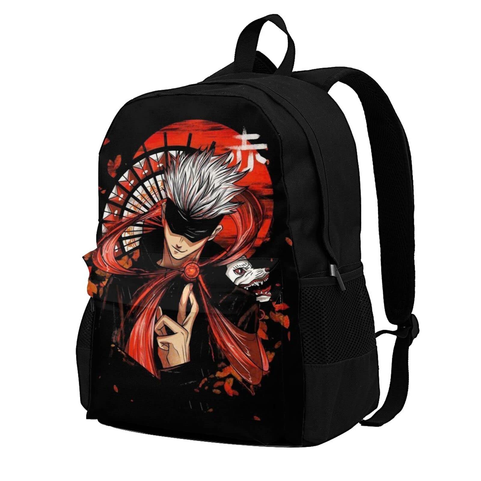 Anime Jujutsu Kaisen Sports Backpack - 17 Inch Laptop School Bag for Travel & College