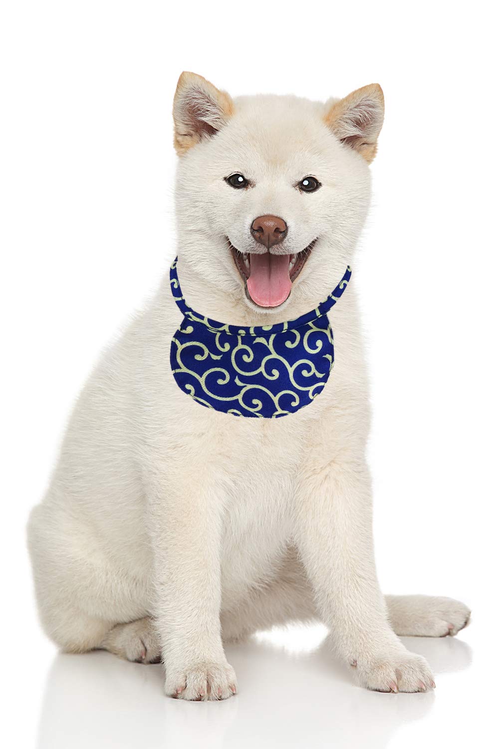 Cute Shiba Inu Pattern Dog Bandana - Soft Cotton Pet Scarf for Small Dogs & Puppies - Perfect for Daily Walks, Pet Photos & Special Occasions