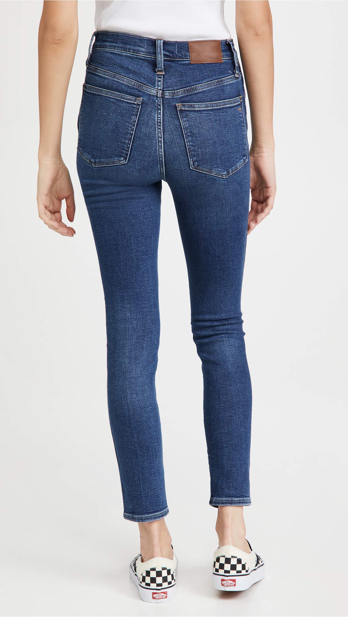 Madewell Women's 10'' High-Rise Skinny Jeans in Wendover Wash - Tencel™ Denim Stretch Jeans for Everyday Comfort | Perfect for Work, Casual Outings & Date Nights