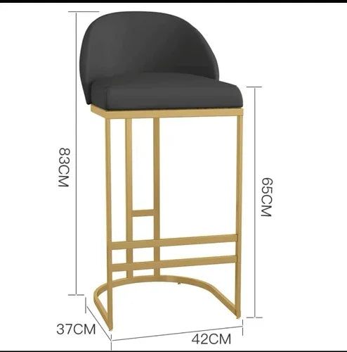 Stylish Modern Kitchen Island Counter Stool - Adjustable Height Bar Stool for Dining & Breakfast Nook - Perfect for Small Spaces & Home Decor
