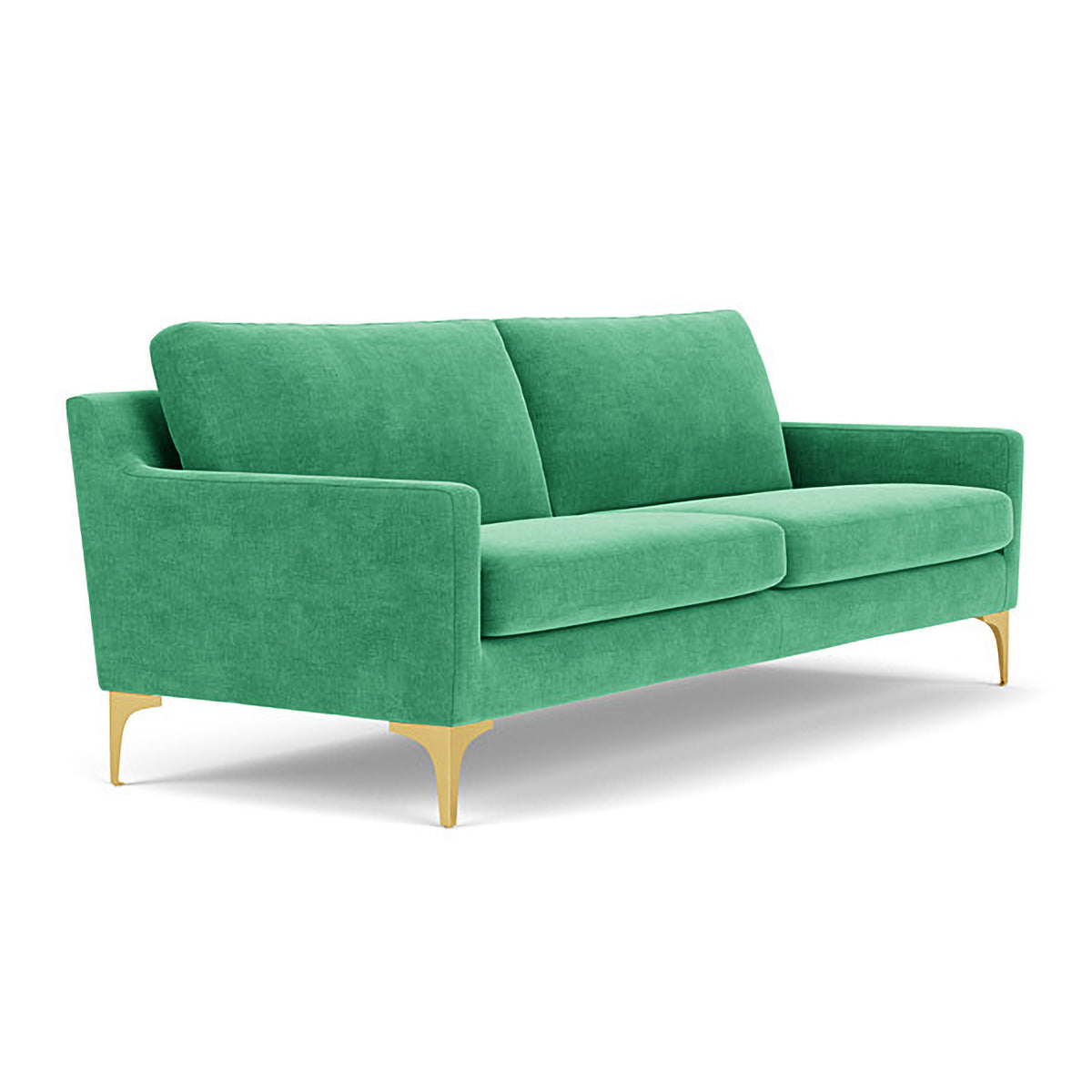Astha Fabric 3-Seater Sofa - Modern Living Room Furniture for Small Spaces | Comfortable Couch for Apartments, Dorm Rooms & Cozy Homes