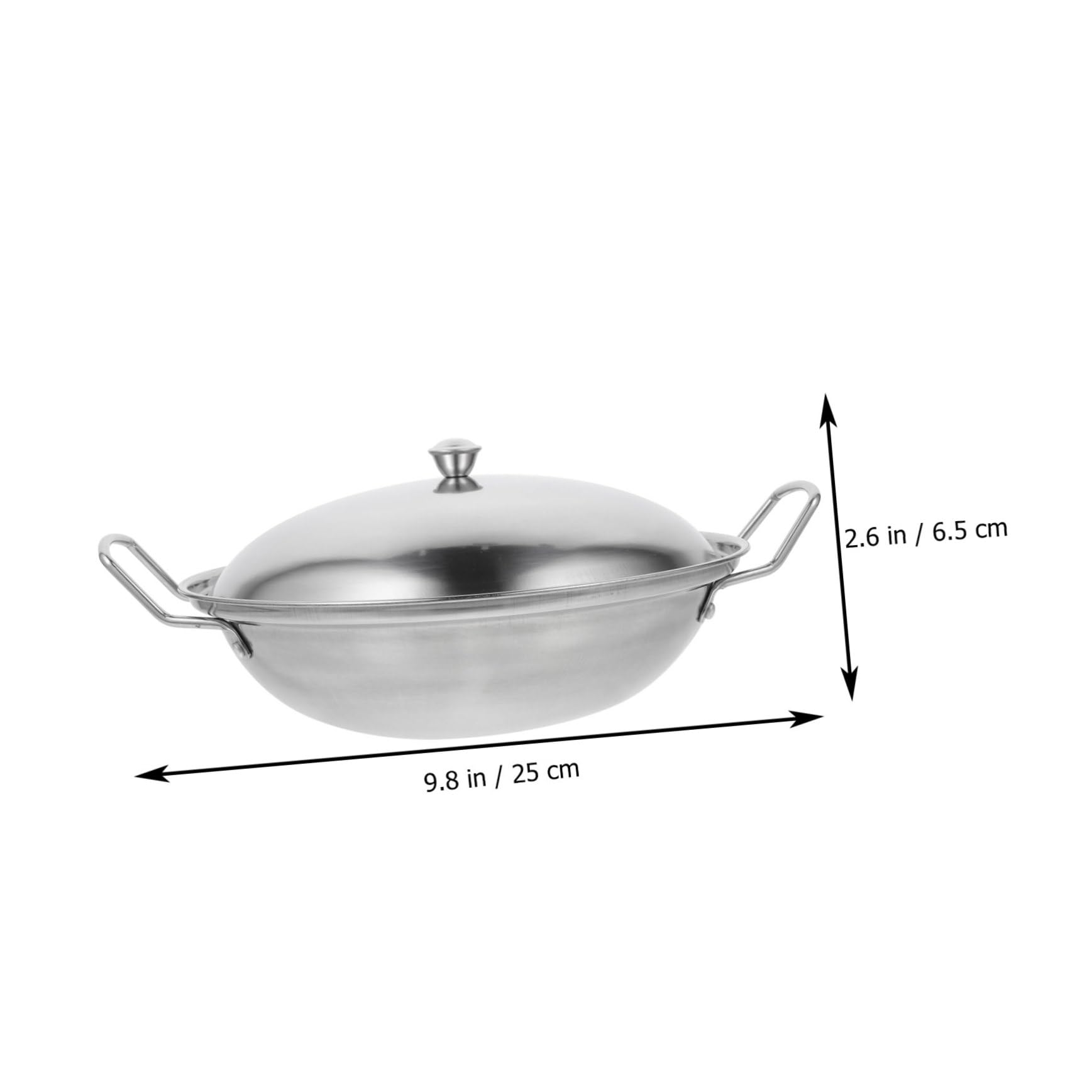 Bestoyard 10-Piece Stainless Steel Cookware Set with Lids - Oven Safe Pots, Pans & Griddle for Baking, Frying & Cooking - Perfect for Home Kitchen, Restaurant & Hot Pot Meals