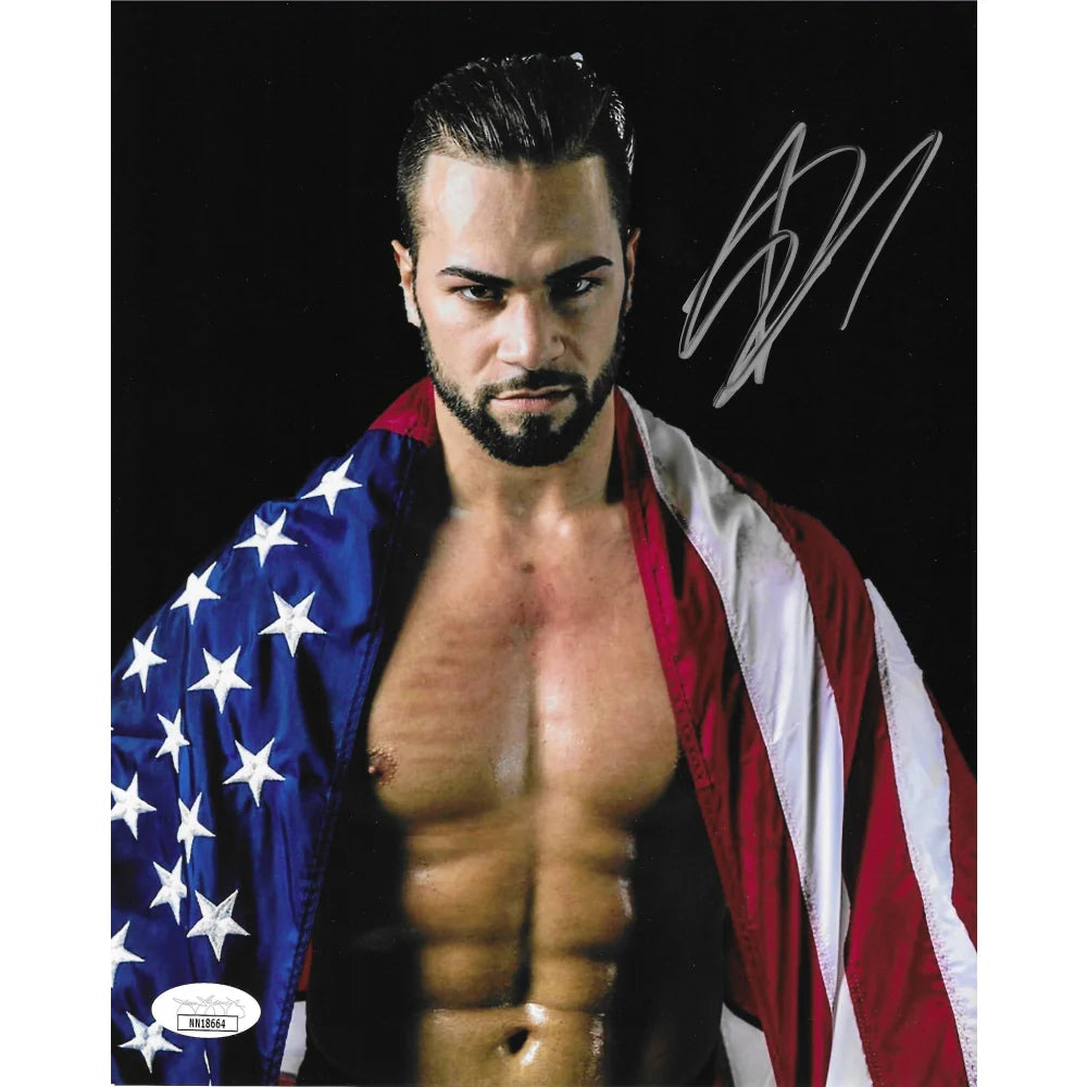 Flip Gordon Autographed 8x10 Photo with JSA COA - Signed AEW Wrestling Memorabilia - Perfect for Collectors, Fans, and Home Decor