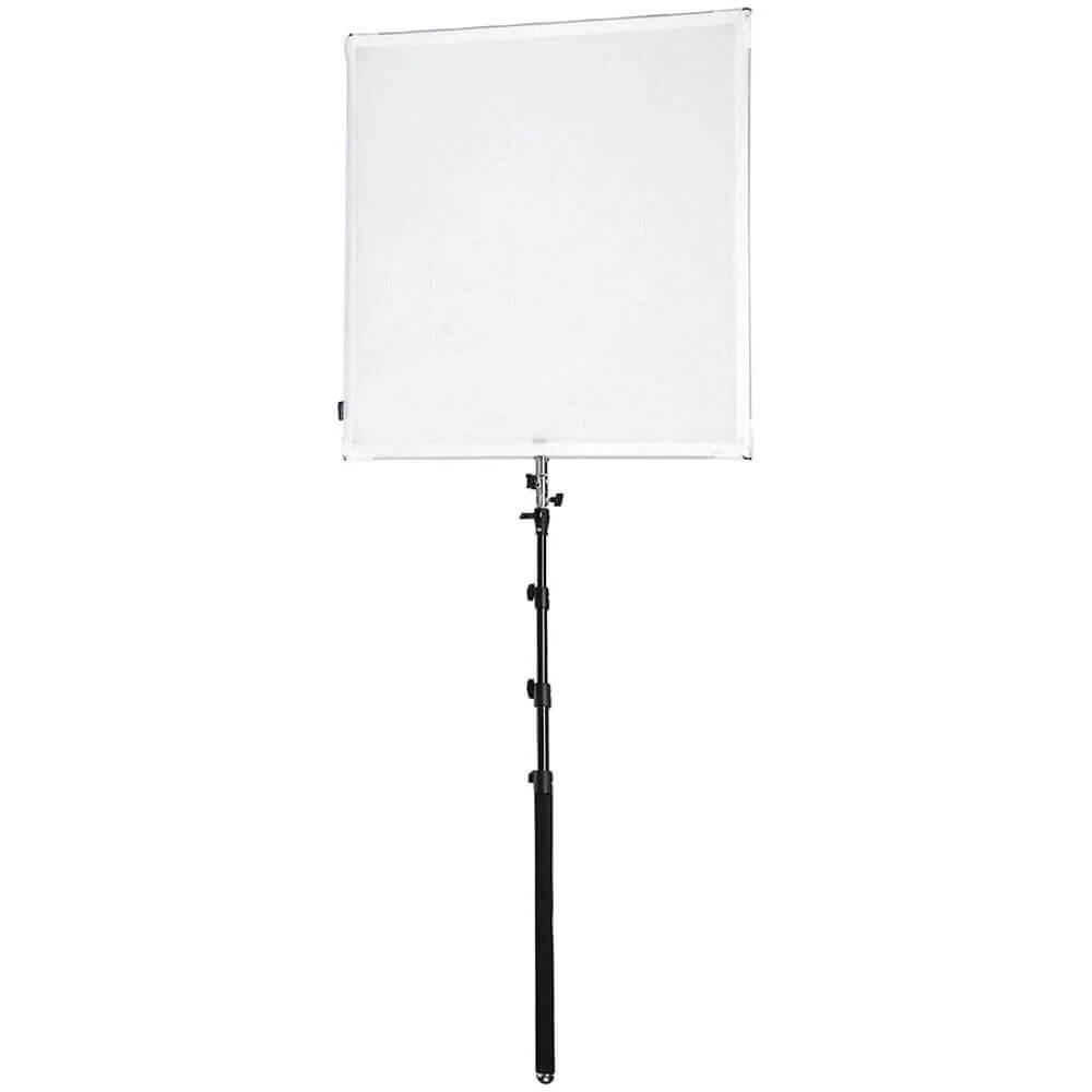 35.4x35.4 Inch Professional Collapsible Flat Panel Light Diffuser with C Stand & Boom Arm - Perfect for Photography, Videography and Studio Lighting