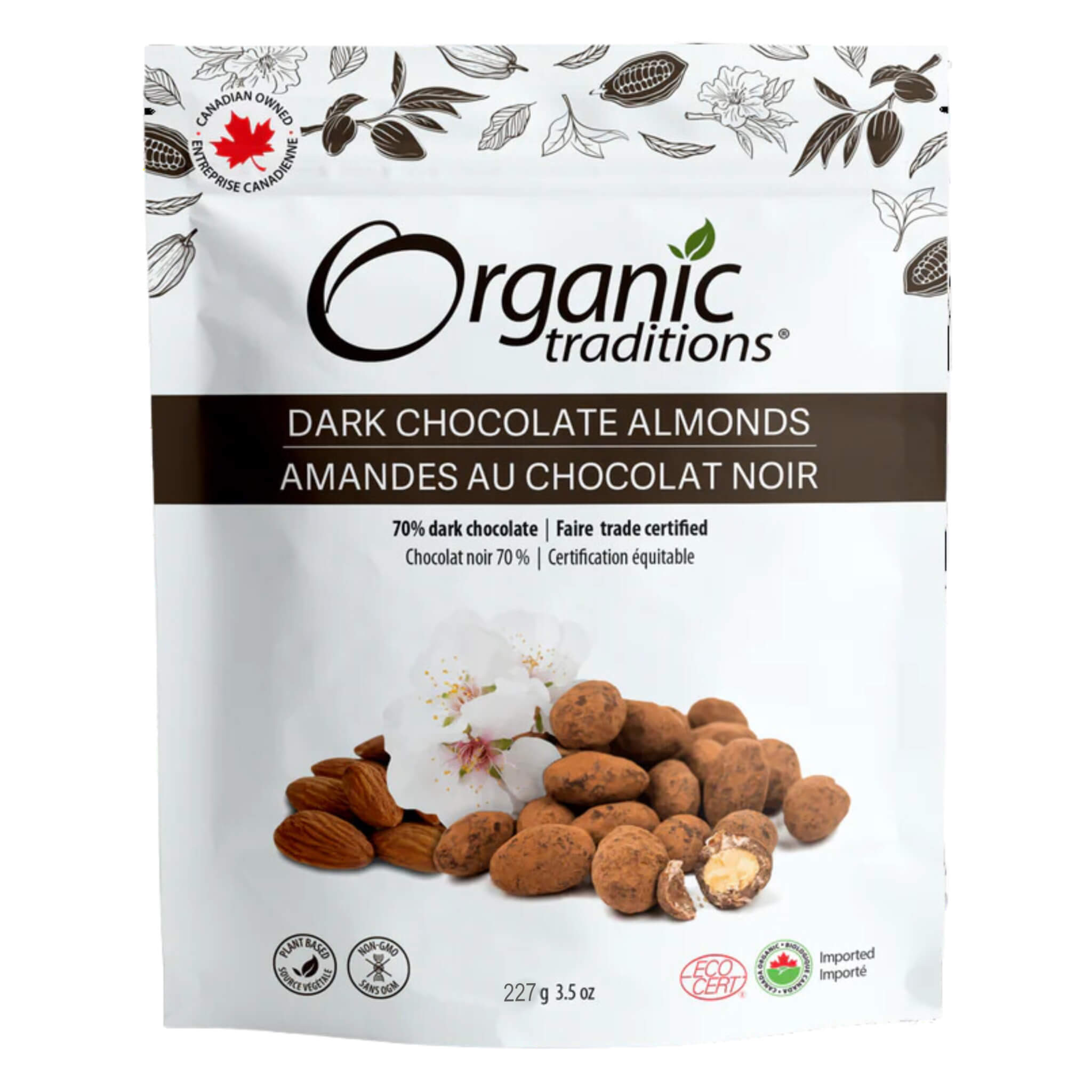 Premium Dark Chocolate Covered Almonds - Gourmet Snack for Gifting, Parties & Healthy Desserts | Vegan, Gluten-Free & Non-GMO | Perfect for Holidays, Office Treats & Weight Loss Diets