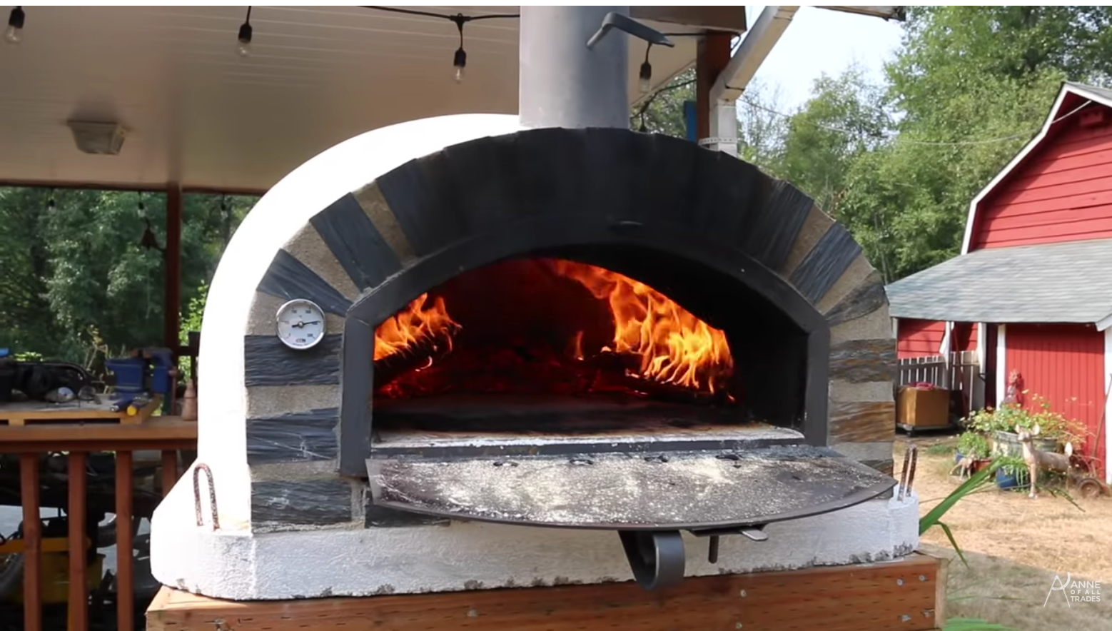 Premium Pizzaioli Pizza Oven Stone Arch - Authentic Italian Outdoor Pizza Maker for Backyard, Patio & Garden Cooking | Perfect for Wood-Fired Pizza, Bread & Roasting