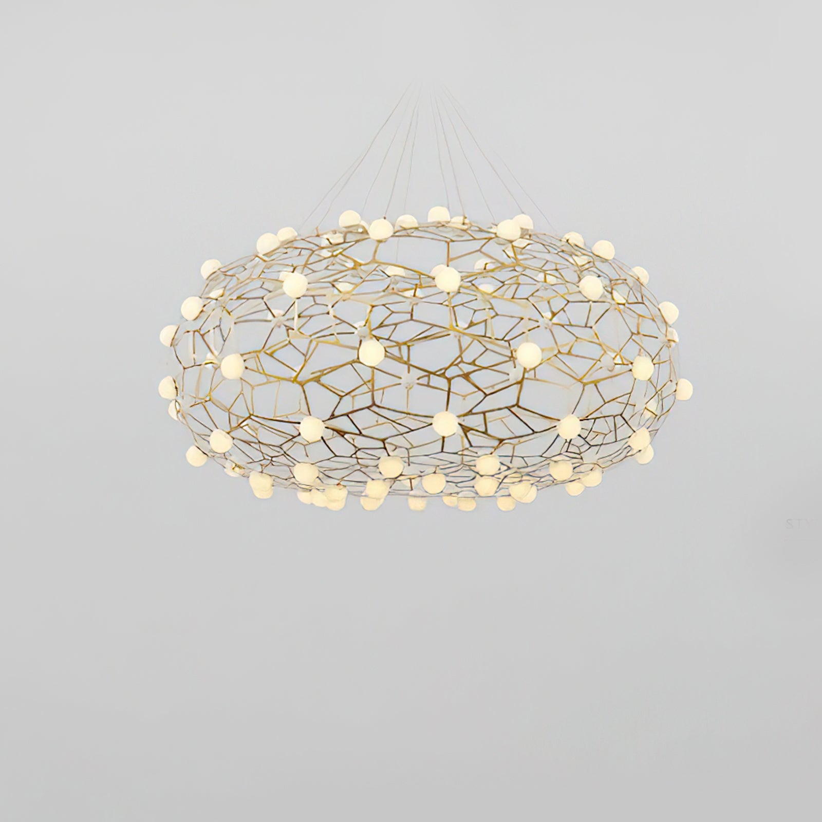 Exquisite Bird's Nest Chandelier - Elegant Crystal Ceiling Light Fixture for Dining Room, Bedroom & Living Room Decor | Perfect for Modern Home, Wedding & Luxury Interior Design