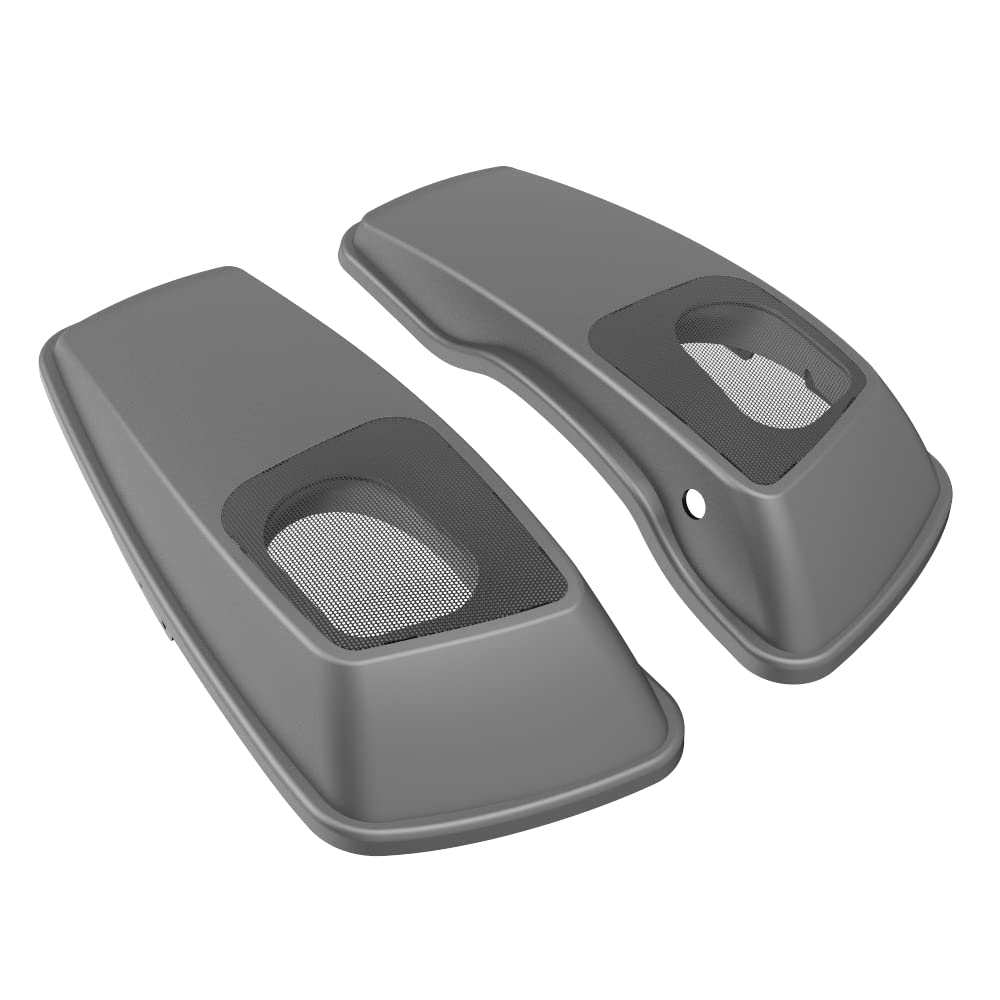 Premium 6X9 Saddlebag Speaker Lids for 2014+ Harley Davidson Touring Bikes - Color Matched Replacement Covers - Perfect for Road Trips & Music Lovers