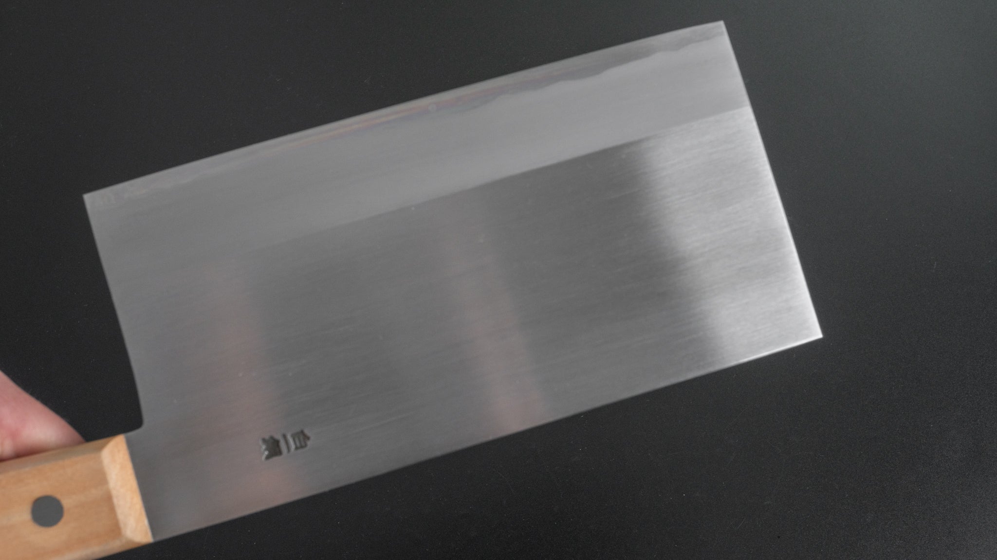 Hitohira Togashi White #1 Stainless Clad Migaki Chinese Cleaver 180mm - Premium Japanese Chef Knife with Gumi Wood Handle - Perfect for Slicing, Dicing & Chopping Vegetables, Meat & Herbs