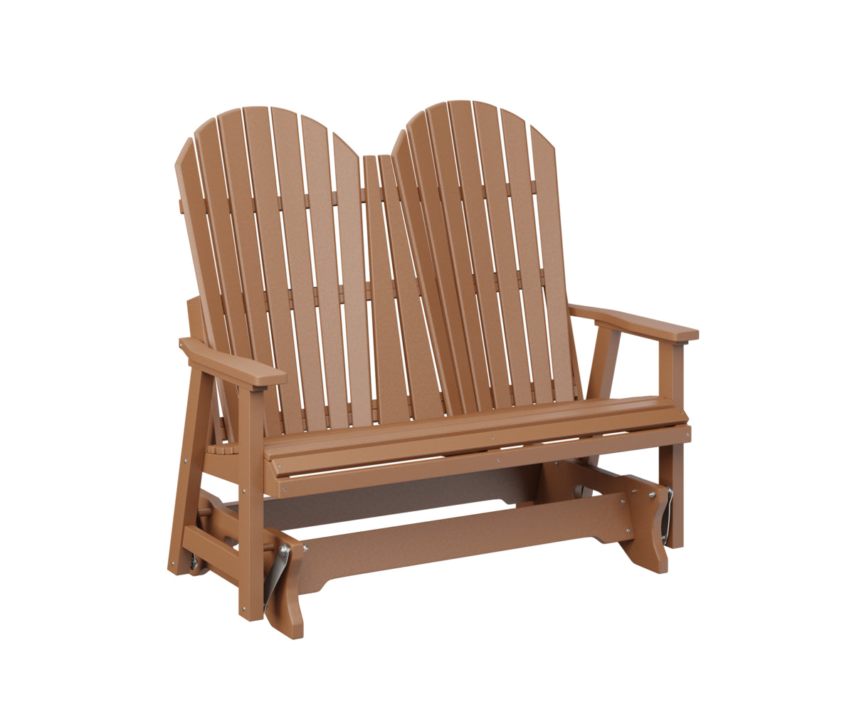 Berlin Gardens Comfo Back Double Glider - Outdoor Patio Swing Bench with Weather-Resistant Cushions - Perfect for Porch, Garden, and Backyard Relaxation