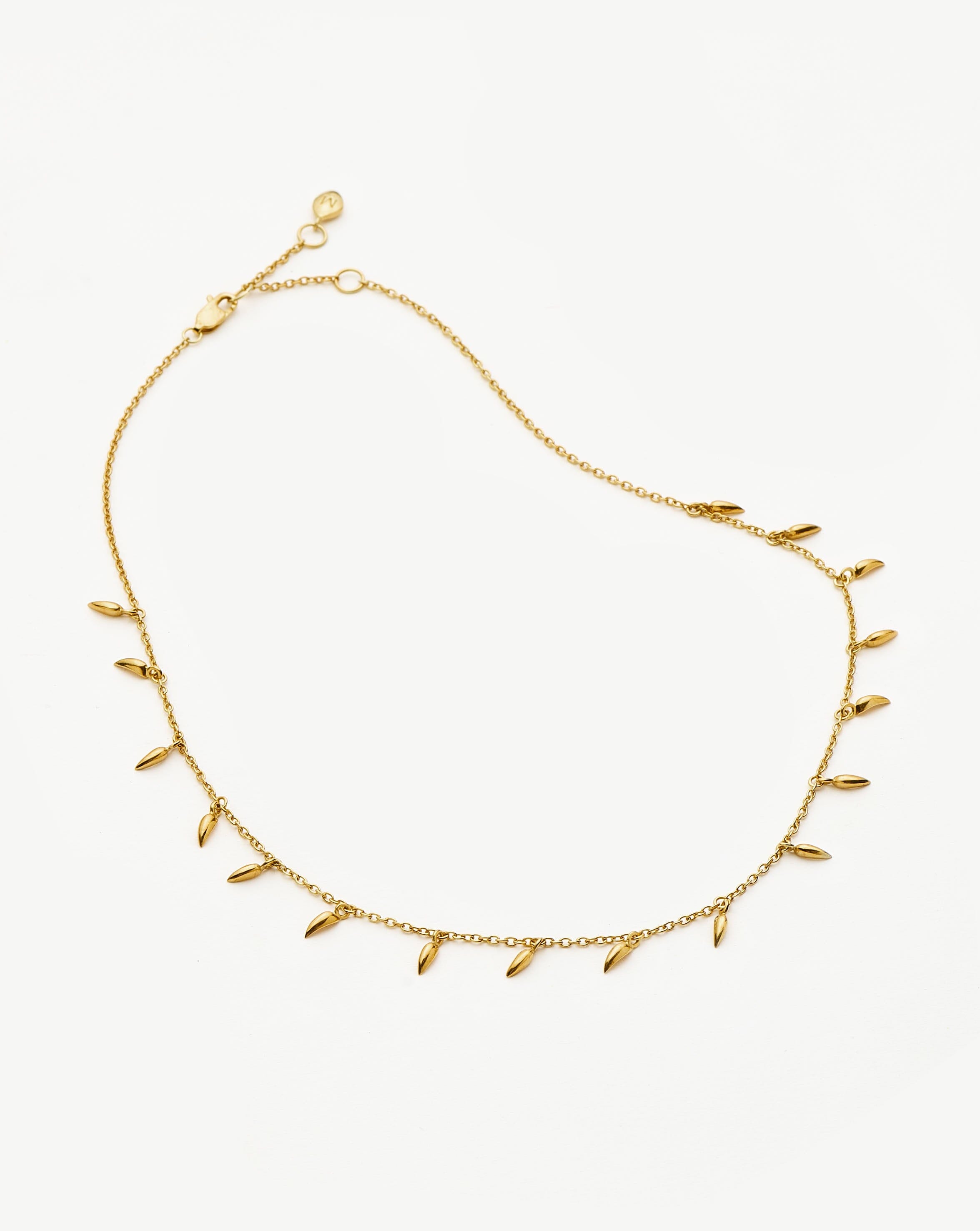Lucy Williams Mini Fang Necklace - 18k Gold Vermeil Pendant for Women | Elegant Layering Jewelry for Everyday Wear & Special Occasions