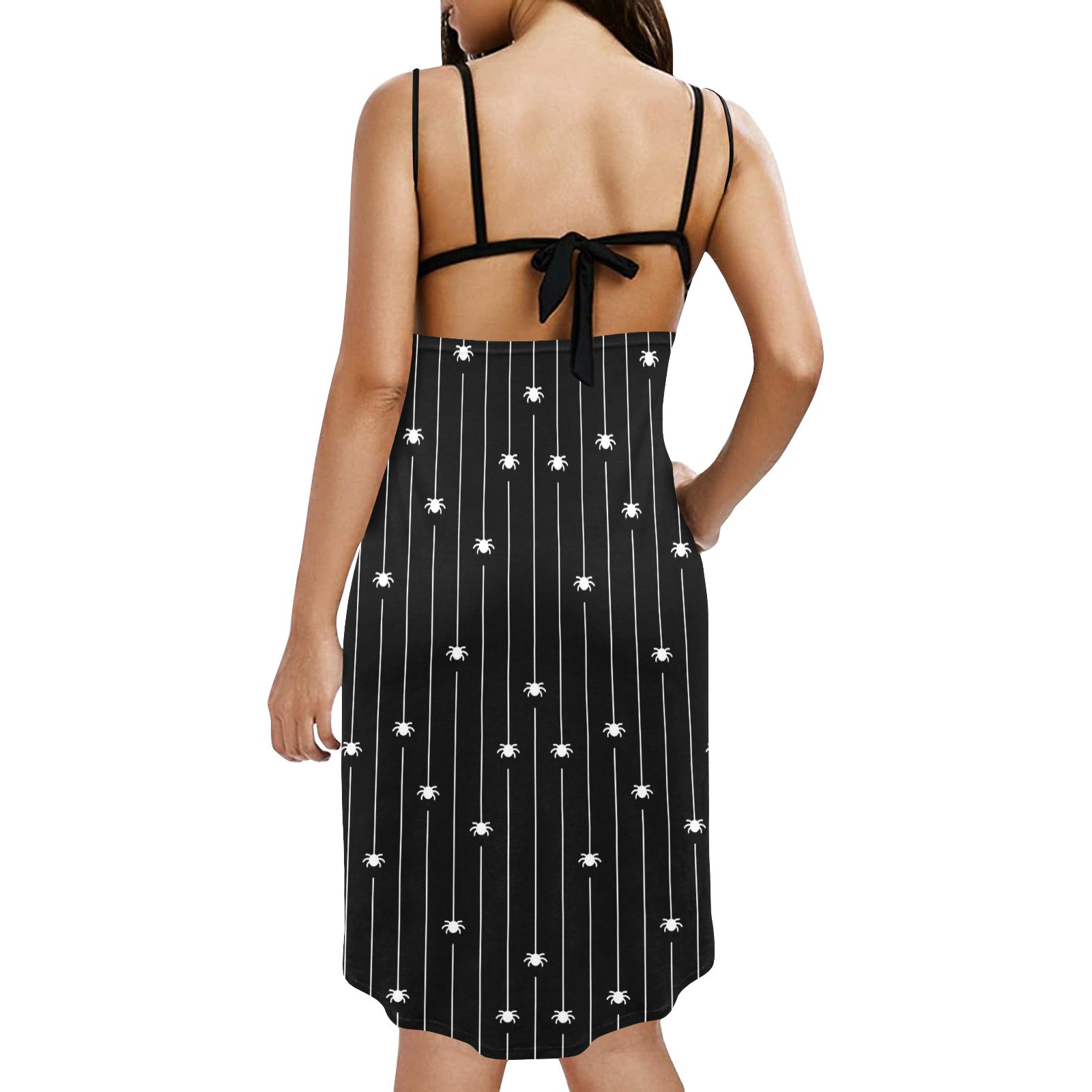 Sexy Backless Spaghetti Strap Beach Dress for Women - Flowy Summer Sundress for Pool Party, Vacation & Tropical Getaways
