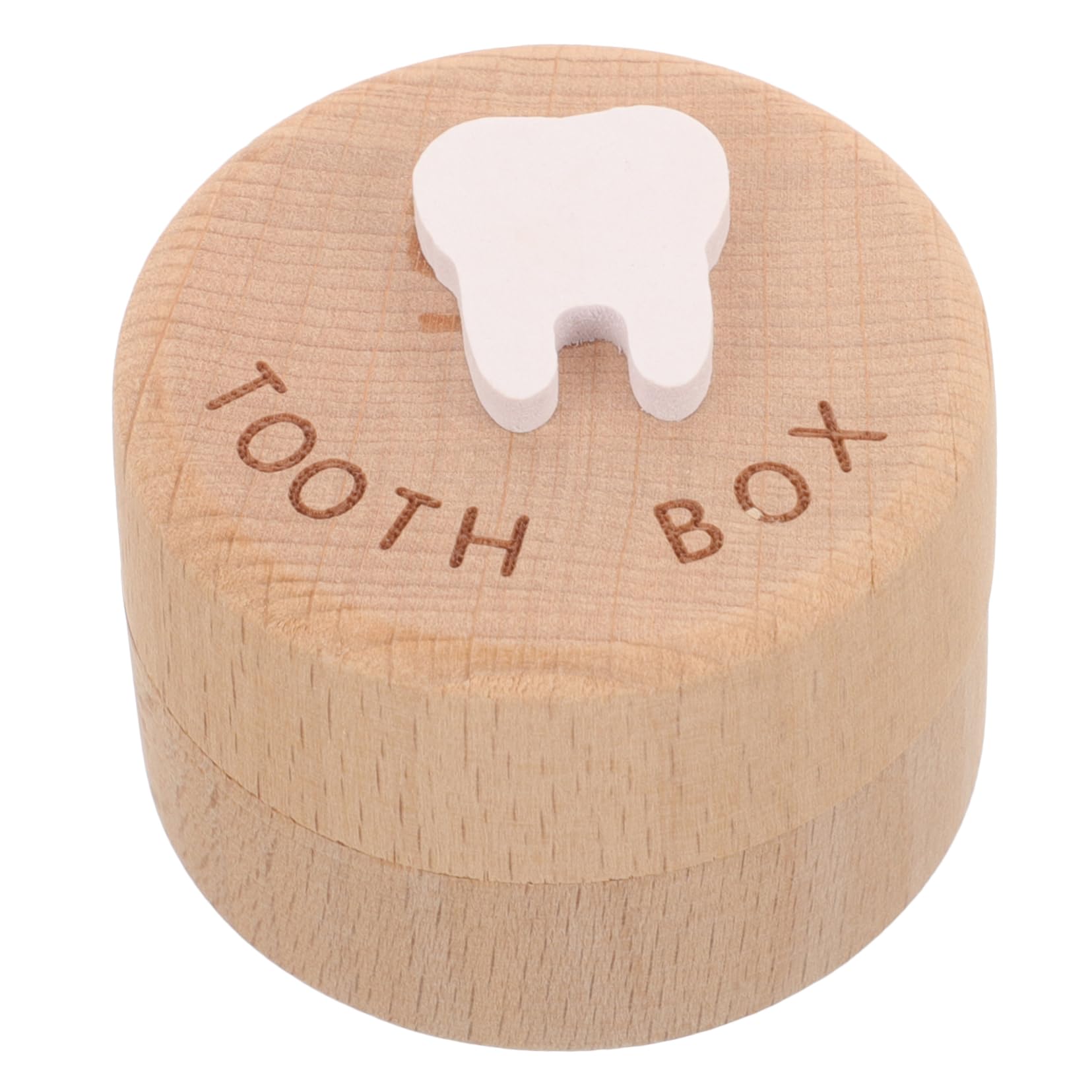 BUTIFULSIC Baby Tooth Keepsake Box - Children's Tooth Holder & First Hair Memory Box - Organize and Preserve Baby Teeth & Newborn Hair - Perfect Baby Shower Gift & Childhood Milestone Keepsake (Use for: Baby's first tooth, First haircut, Christening gifts, Birthday presents)