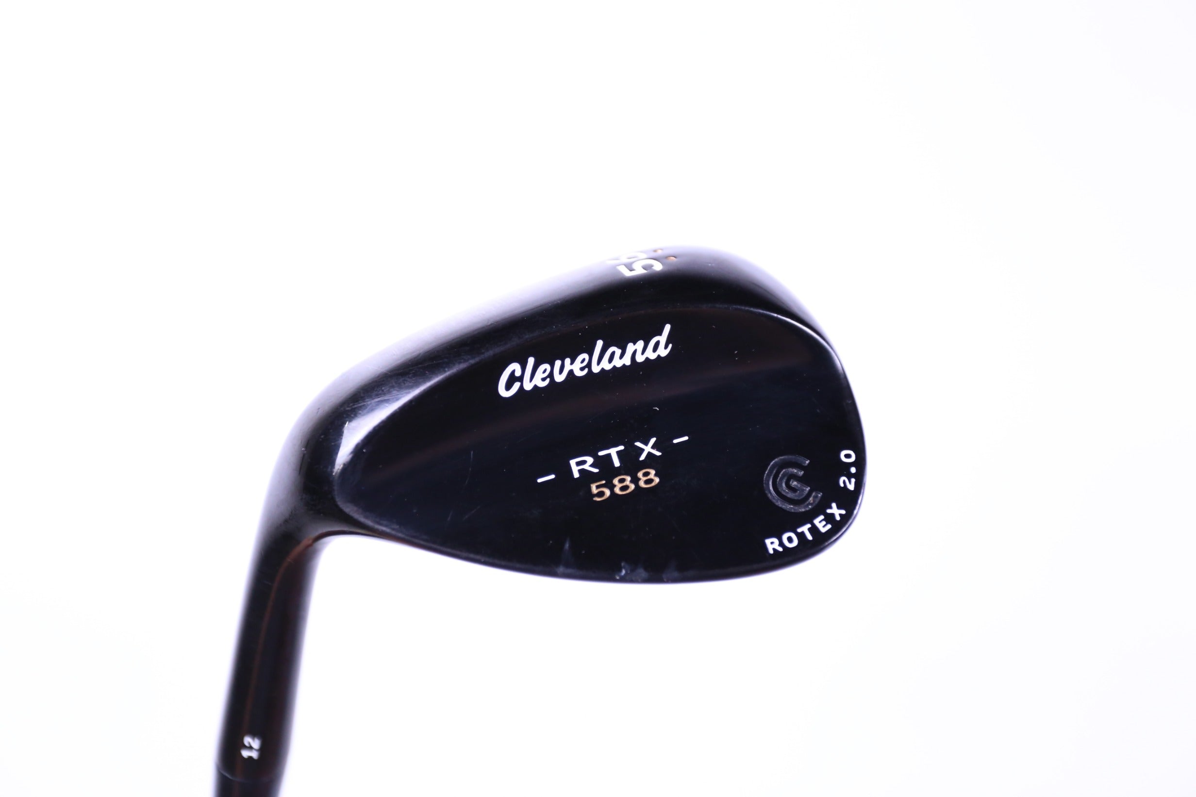 Used Cleveland 588 RTX 2.0 Black Satin Sand Wedge - Left Handed 56° Wedge Flex Golf Club for Bunker Shots & Short Game | Pre-Owned Golf Equipment for Men