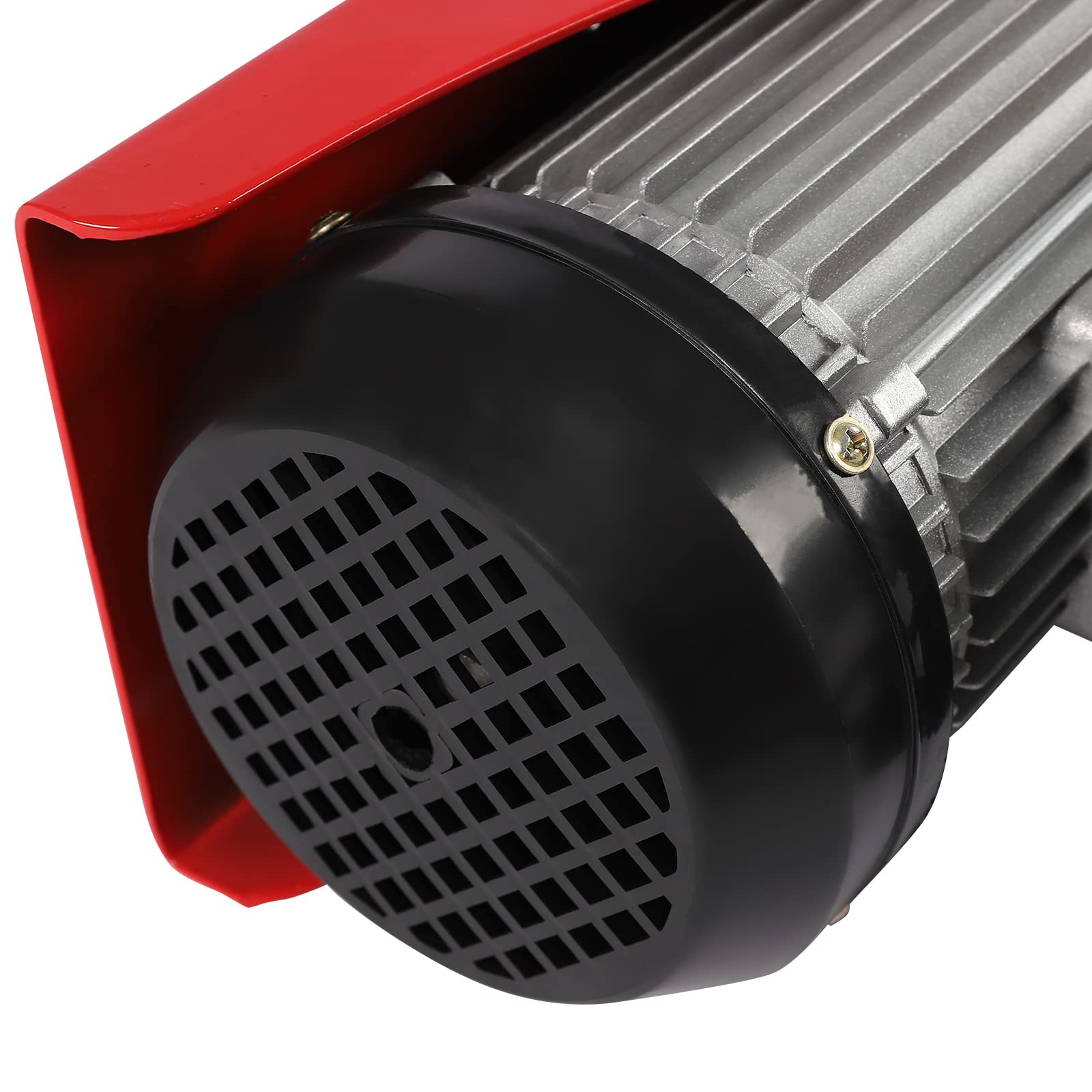 480W Electric Hoist Winch with Remote Control - 440lbs Lifting Capacity, 110V Heavy Duty Lift for Garage, Warehouse & Construction - Includes Single/Double Slings for Safe Material Handling