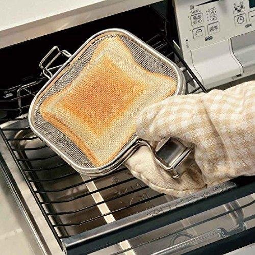 Leye Grill Hot Sand Maker - Stainless Steel Mesh Sandwich Press (Model LS1515) for Perfect Paninis, Grilled Cheese & Breakfast Sandwiches at Home