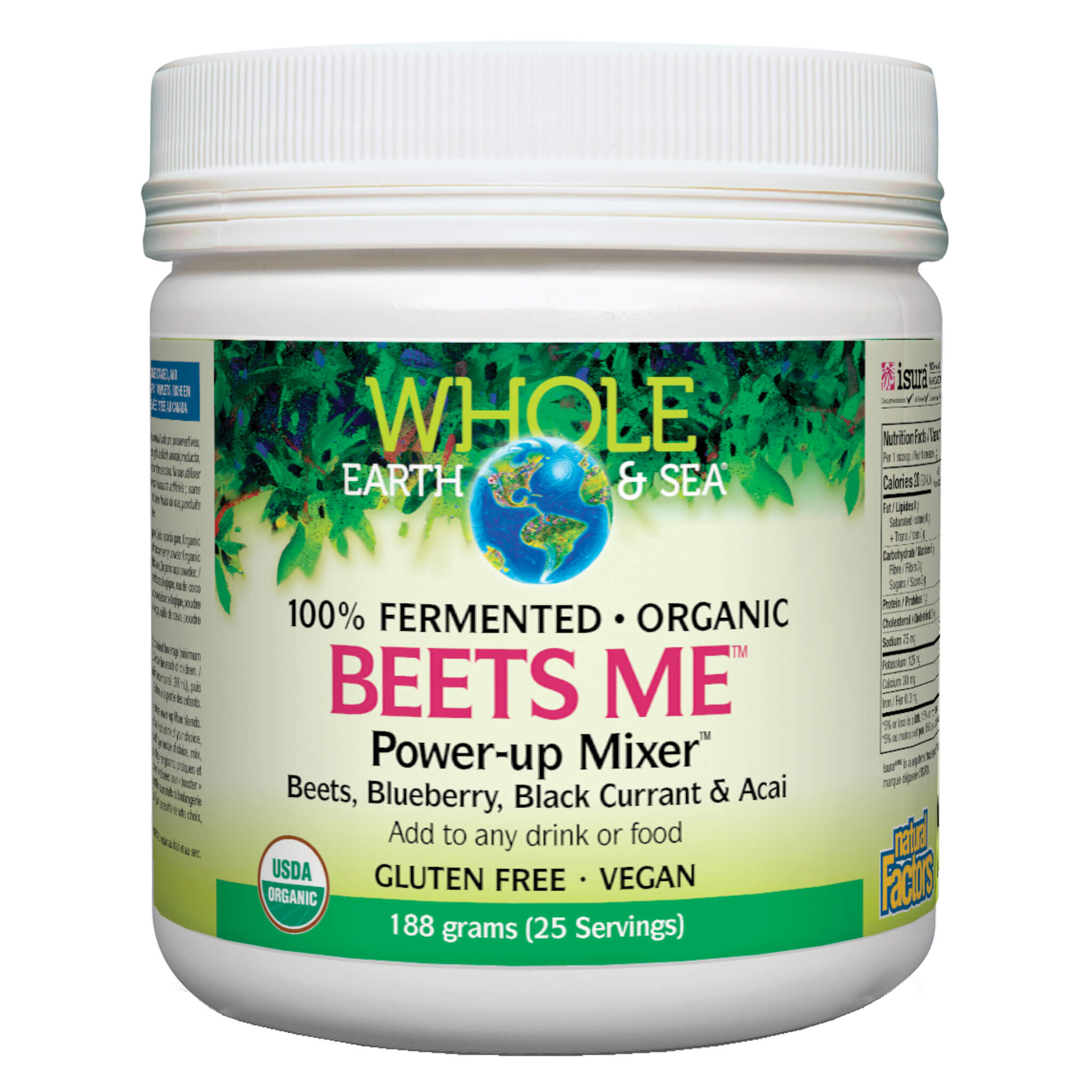 Beets Me Power Up Mixer - Organic Beetroot Powder for Energy & Stamina - Perfect for Smoothies, Baking & Pre-Workout Drinks