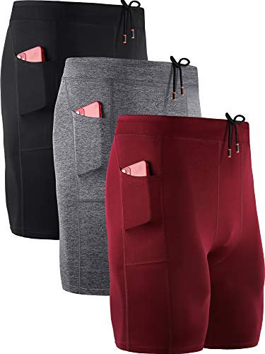 6072 Black/Grey/Red,3 Pack