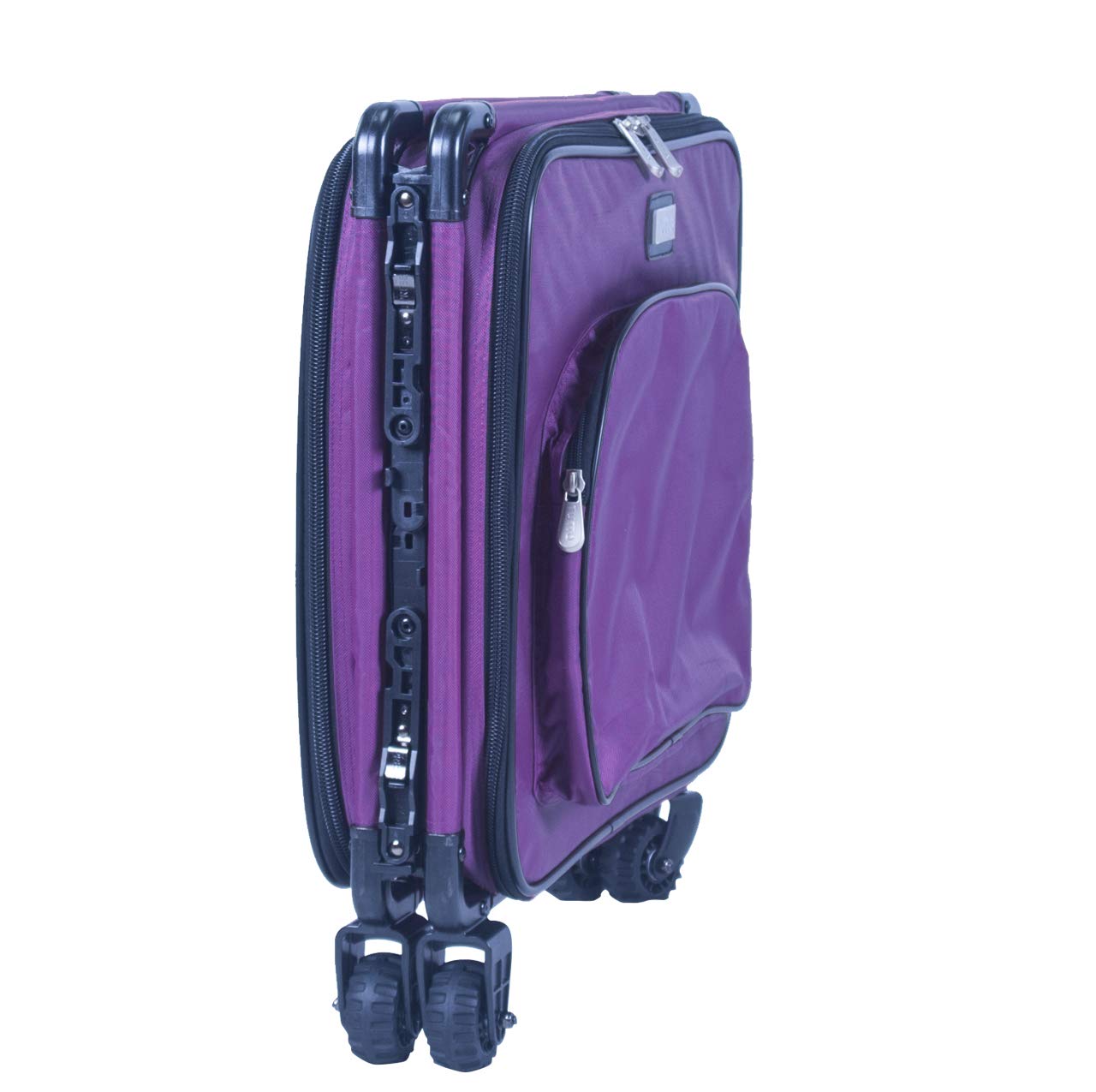 Tutto Serger Tote on Wheels - 17 Inch Purple Rolling Sewing Machine Bag | Perfect for Quilting, Craft Fairs & Sewing Classes