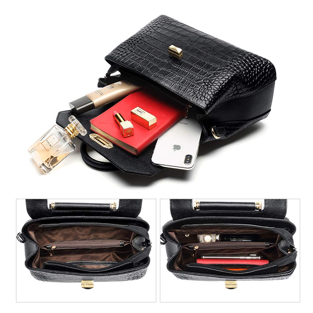 Premium Cow Leather Handbags for Women - Small Tote, Crossbody & Top-Handle Purse - Elegant Ladies Handbag & Mother's Day Gift - Perfect for Work, Travel & Daily Use