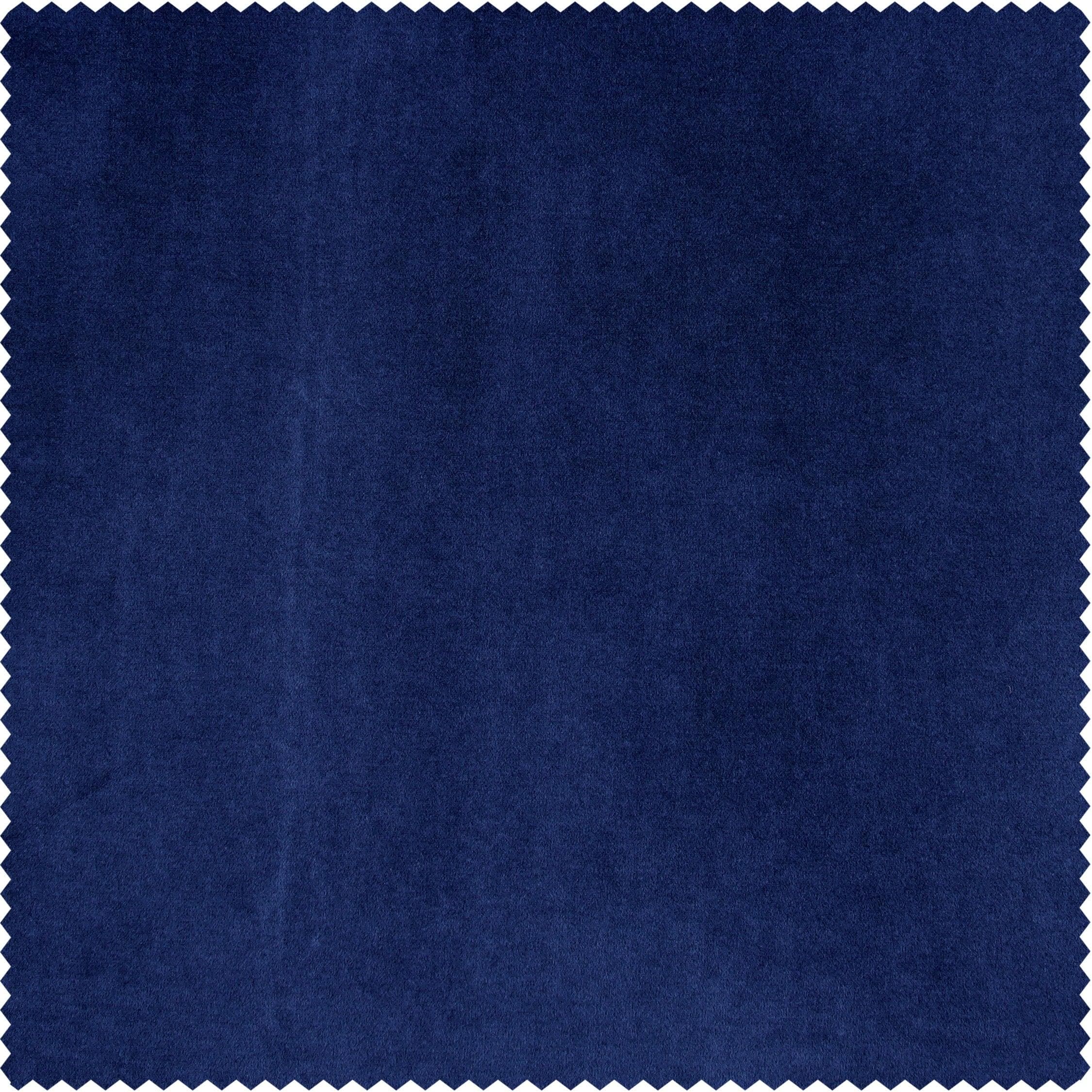 Blue Velvet Fabric Swatch - Noche Urban Lush Collection | Perfect for Upholstery, DIY Projects & Home Decor