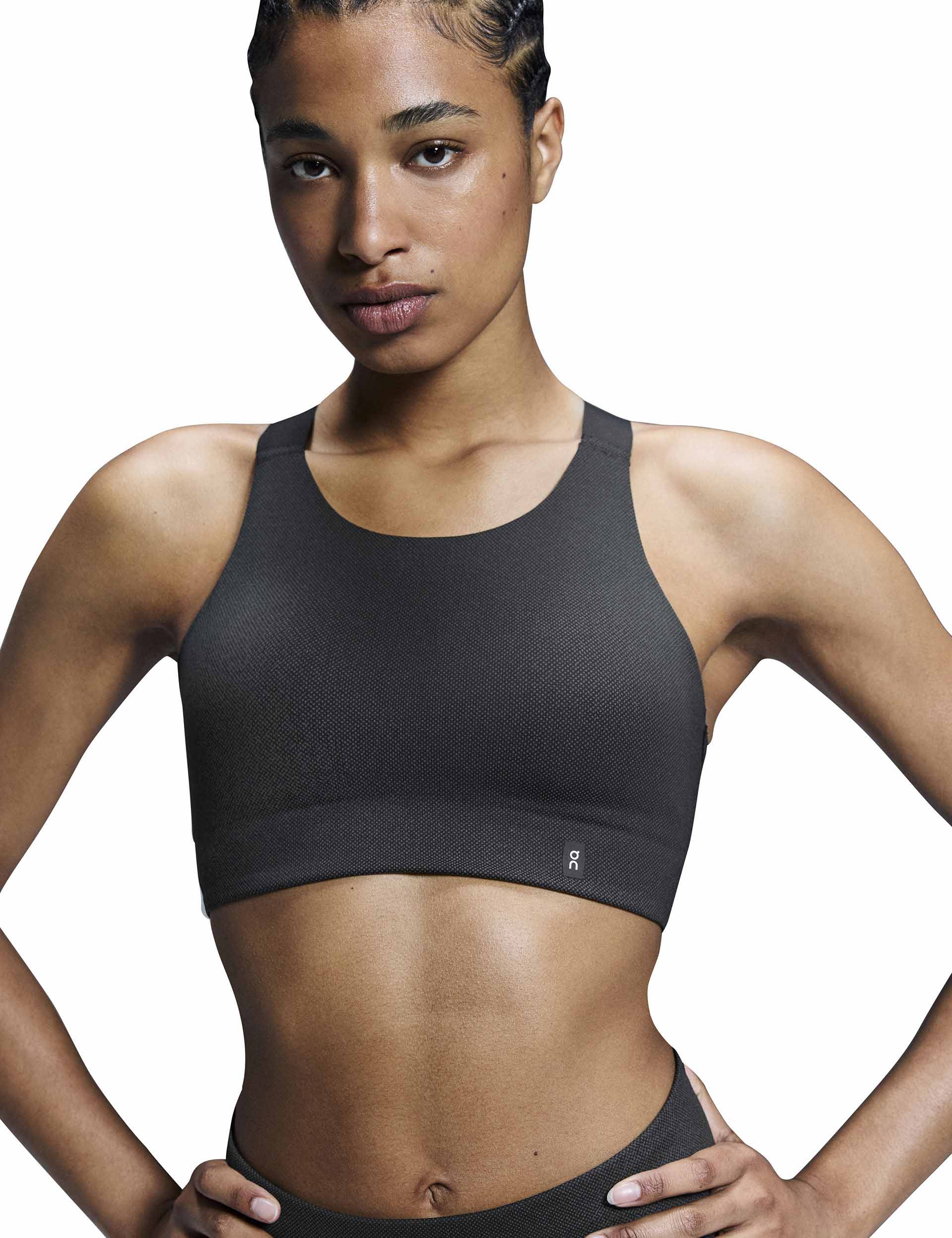 Performance Bra Lumos - High Support Sports Bra for Running & Yoga - Black | Comfortable & Breathable Workout Top for Women