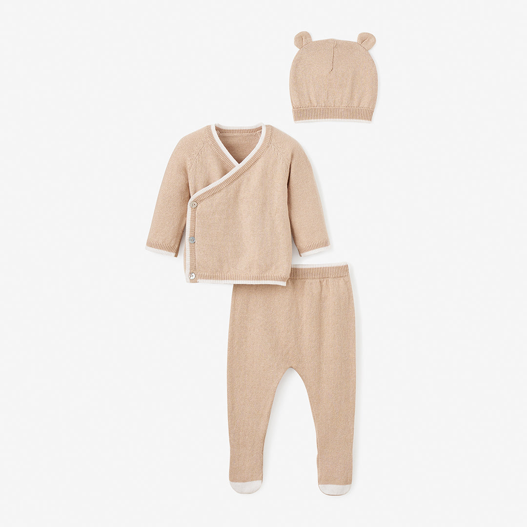 Premium 100% Cashmere Baby Layette Set - Soft & Luxurious Newborn Gift for Boys & Girls - Perfect for Special Occasions & Photo Shoots