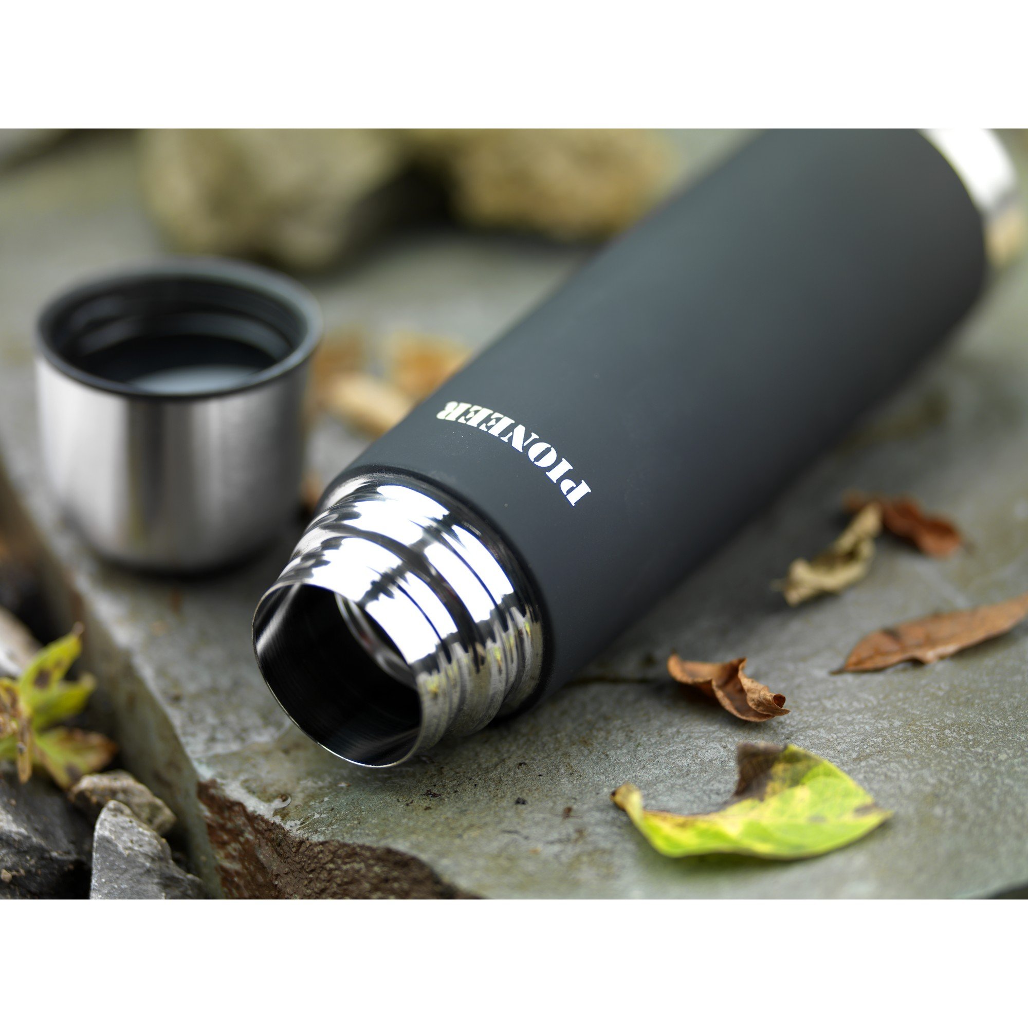 SVB350 Vacuum Flask 350ml Black - Insulated Travel Bottle