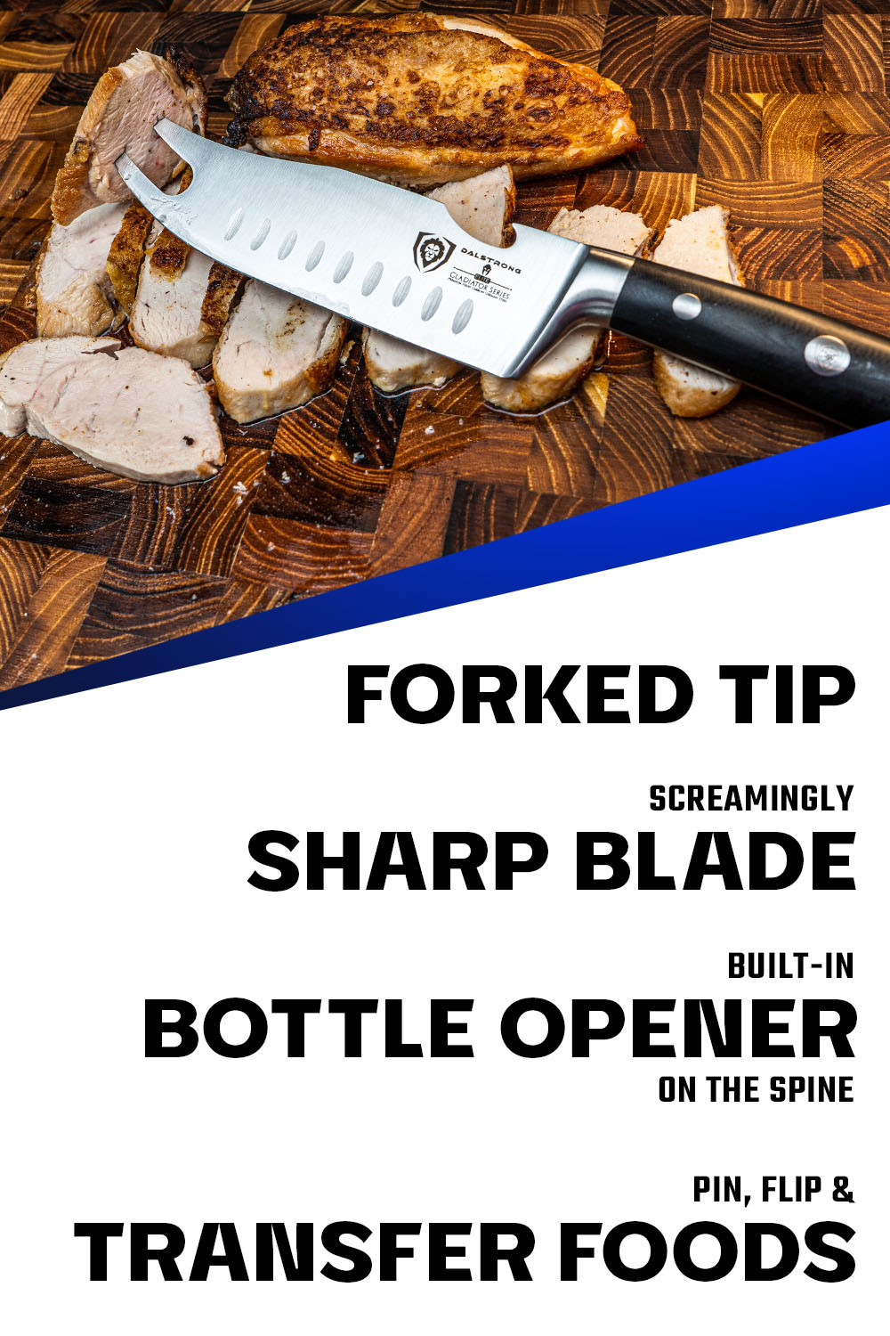 Dalstrong Gladiator Series BBQ Pitmaster Meat Knife 8