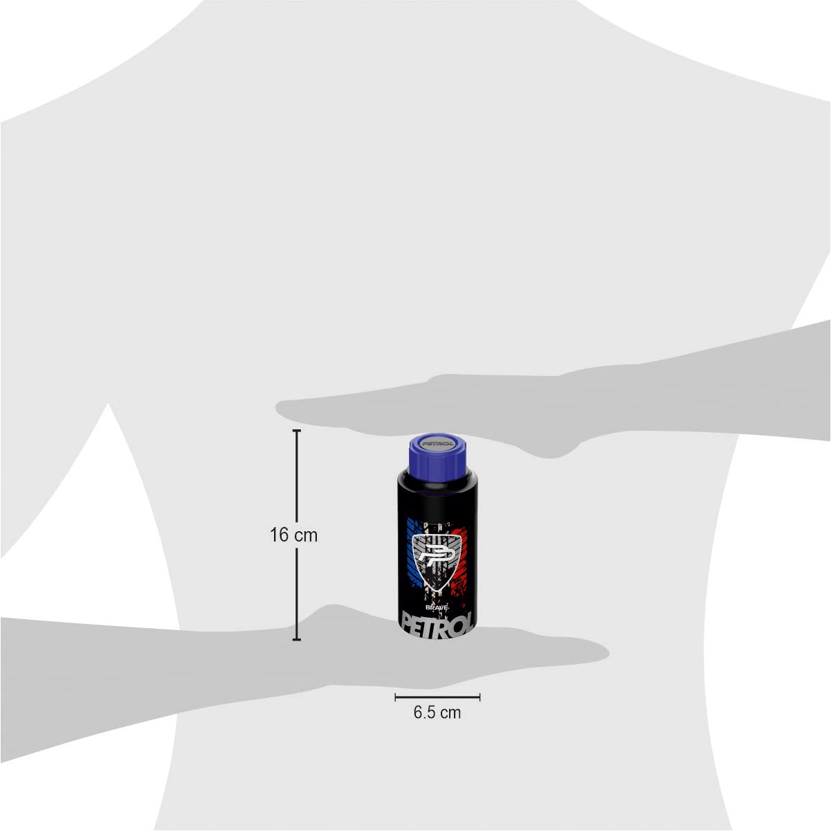 Brave Long-Lasting Men's Deodorant Body Spray - 250ml Fresh Petrol Perfume Fragrance | Gym, Work & Everyday Use