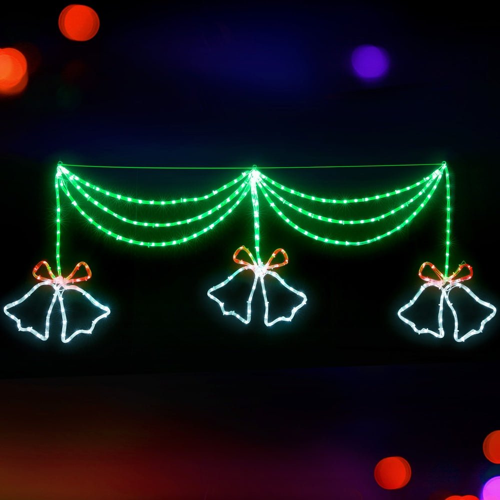 288 LED Christmas Rope Lights - 180cm Waterproof Outdoor String Lights for Holiday Decorations, Parties, Garden, Patio & Home Decoration